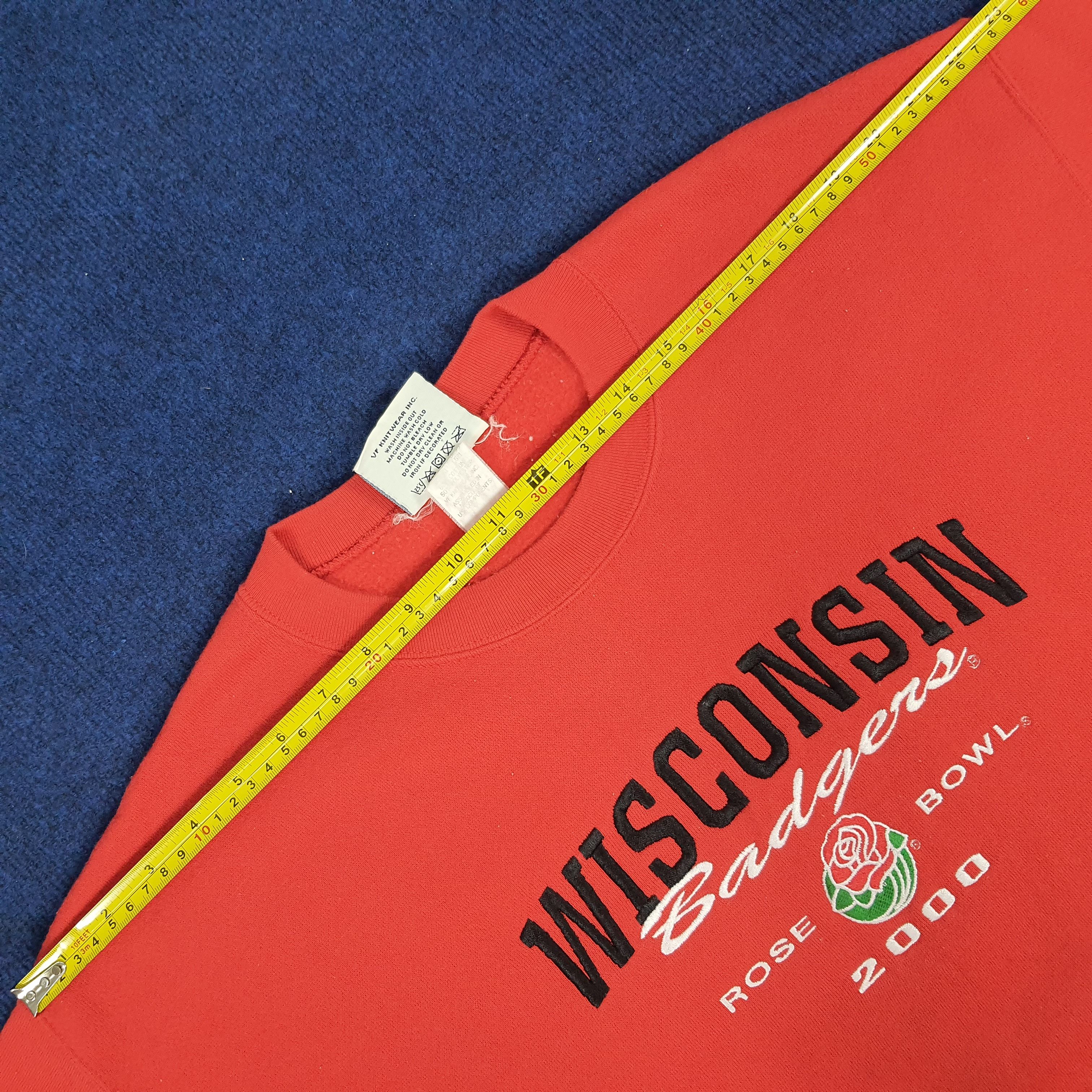 Lee × Vintage Vintage Wisconsin Badgers Football Team Rose Bowl Sweatshirt Size US L / EU 52-54 / 3 - 8 Thumbnail