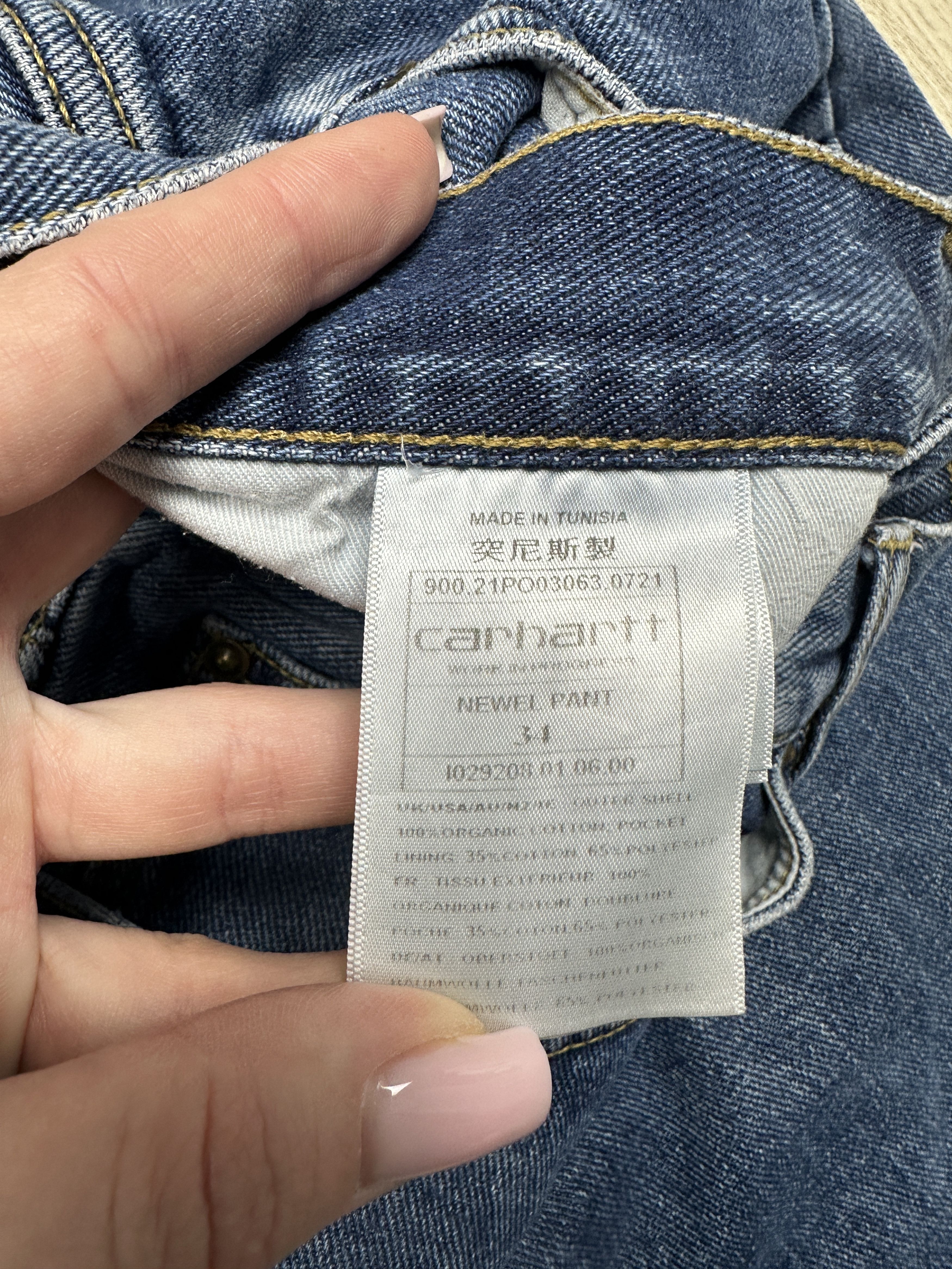 Carhartt Carhartt Newel Vintage Mens Denim Pants Jeans Size US 34 / EU 50 - 6 Thumbnail