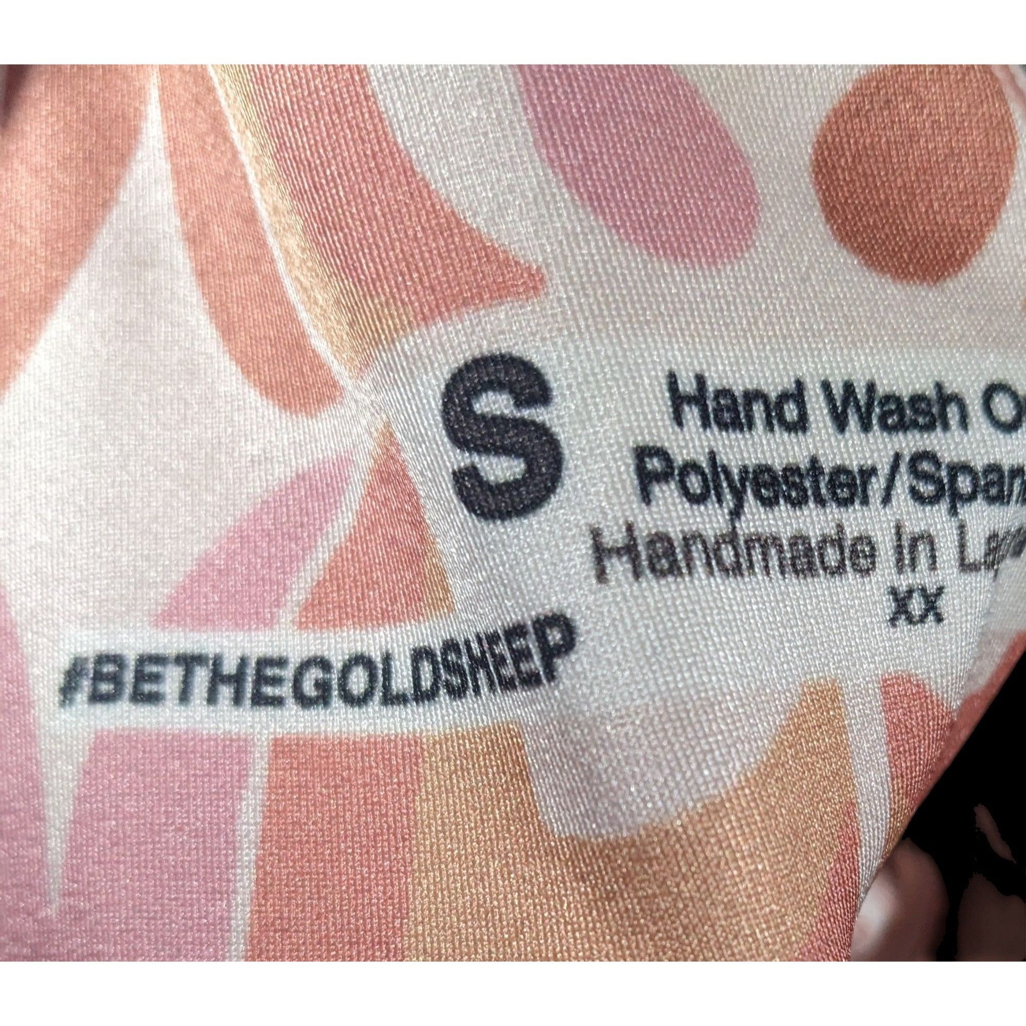 Other Goldsheep Retro Printed Pink And Orange Leggings Size 24" / US 00 / IT 34 - 5 Thumbnail