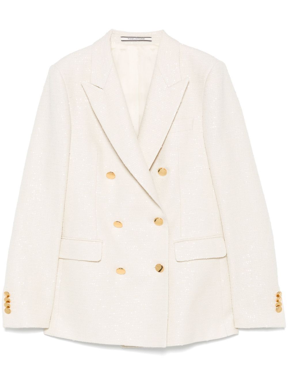 Tagliatore COTTON BLEND DOUBLE-BREASTED JACKET Size M / US 6-8 / IT 42-44 - 1 Thumbnail