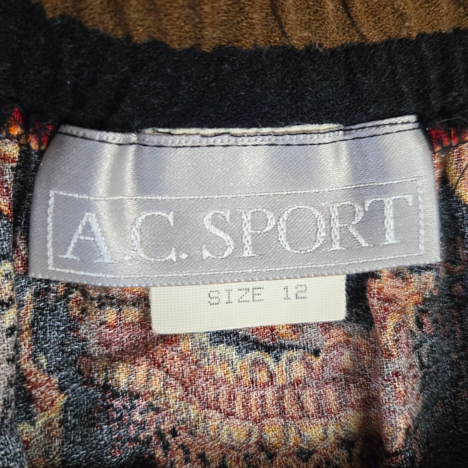 Vintage Vintage 80s Tapestry Print Skirt Set Size 12 Size 34" / US 12 / IT 48 - 13 Thumbnail