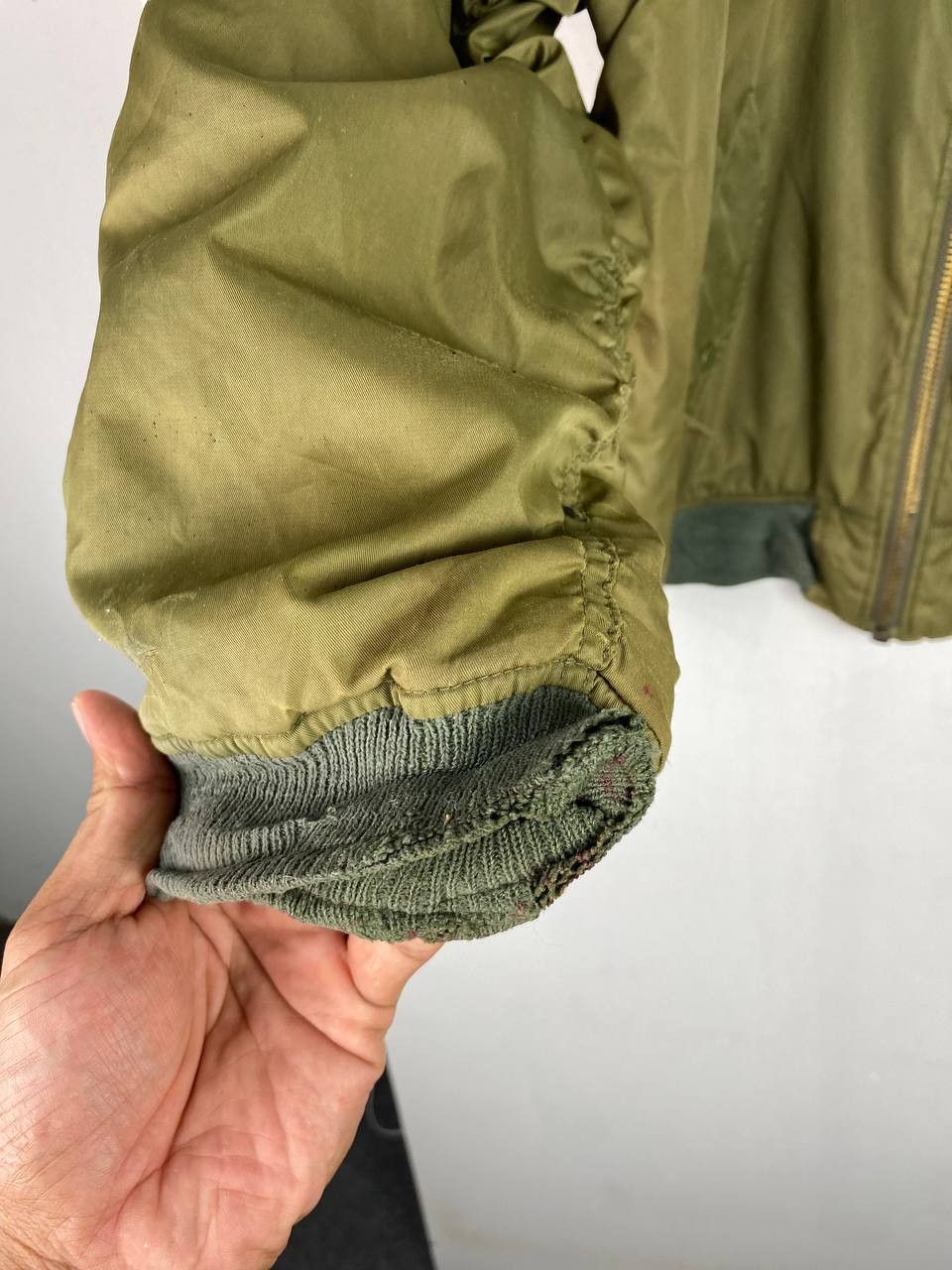 Japanese Brand vintage japanese brand thrashed bomber jacket Size US XXL / EU 58 / 5 - 4 Thumbnail