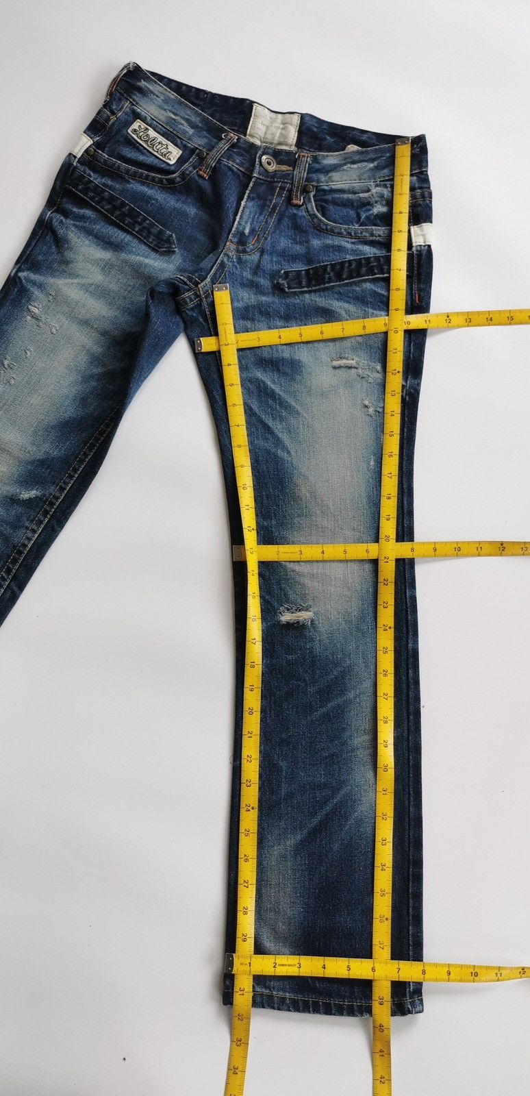Beauty Beast Lolita Exotic Concert Club Jeans Size US 30 / EU 46 - 12 Thumbnail