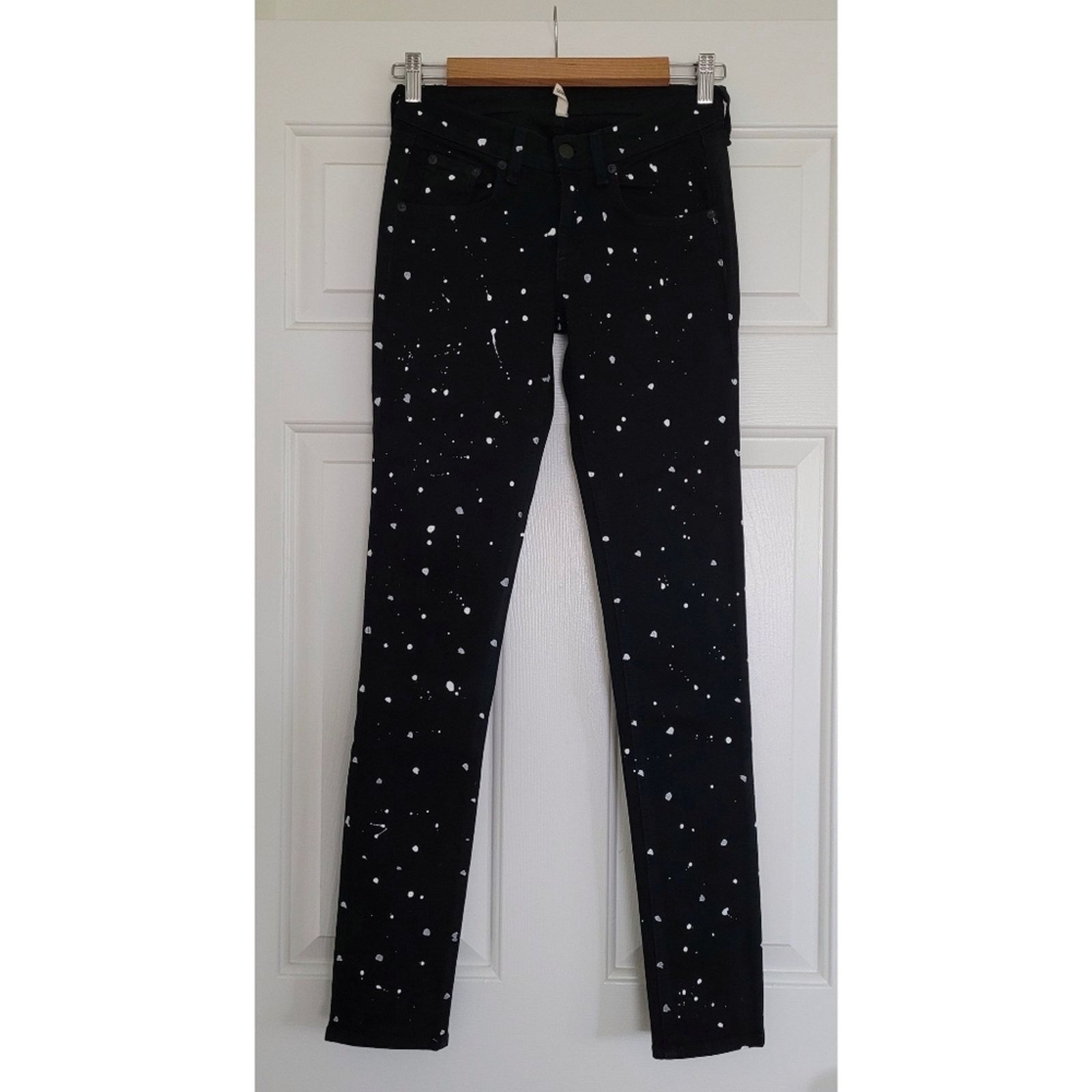 Rag & Bone Rag & Bone Paint Splatter Skinny Jeans Sz 24 Size 24" / US 00 / IT 34 - 3 Thumbnail