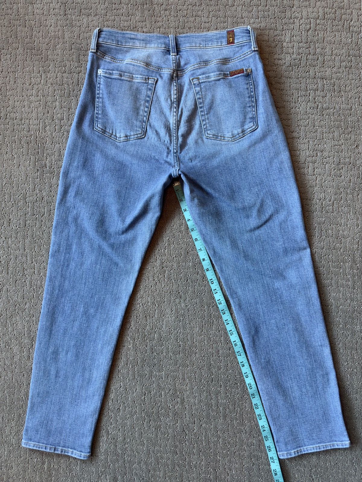 7 For All Mankind × Vintage High Waist Josefina Jeans Size 31" - 7 Thumbnail