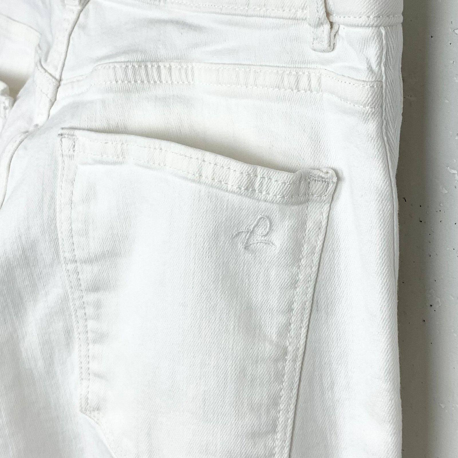 DL1961 DL1961 Patti High Rise Straight Jeans Donovan White Size 29 Size 29" - 12 Thumbnail