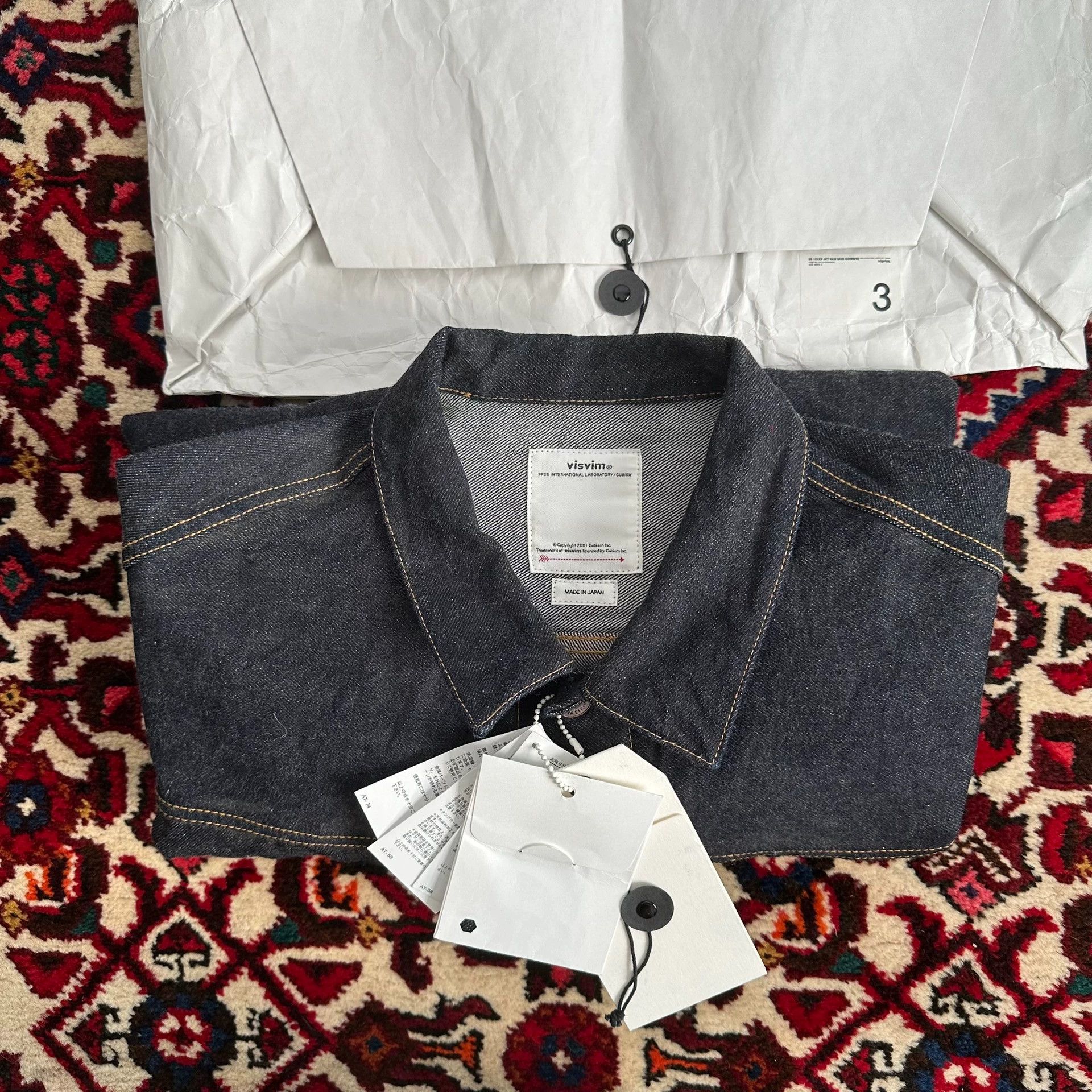Visvim Visvim 23SS 101xx Mud-Dyed Denim Jacket, Size 3 Size US L / EU 52-54 / 3 - 8 Thumbnail