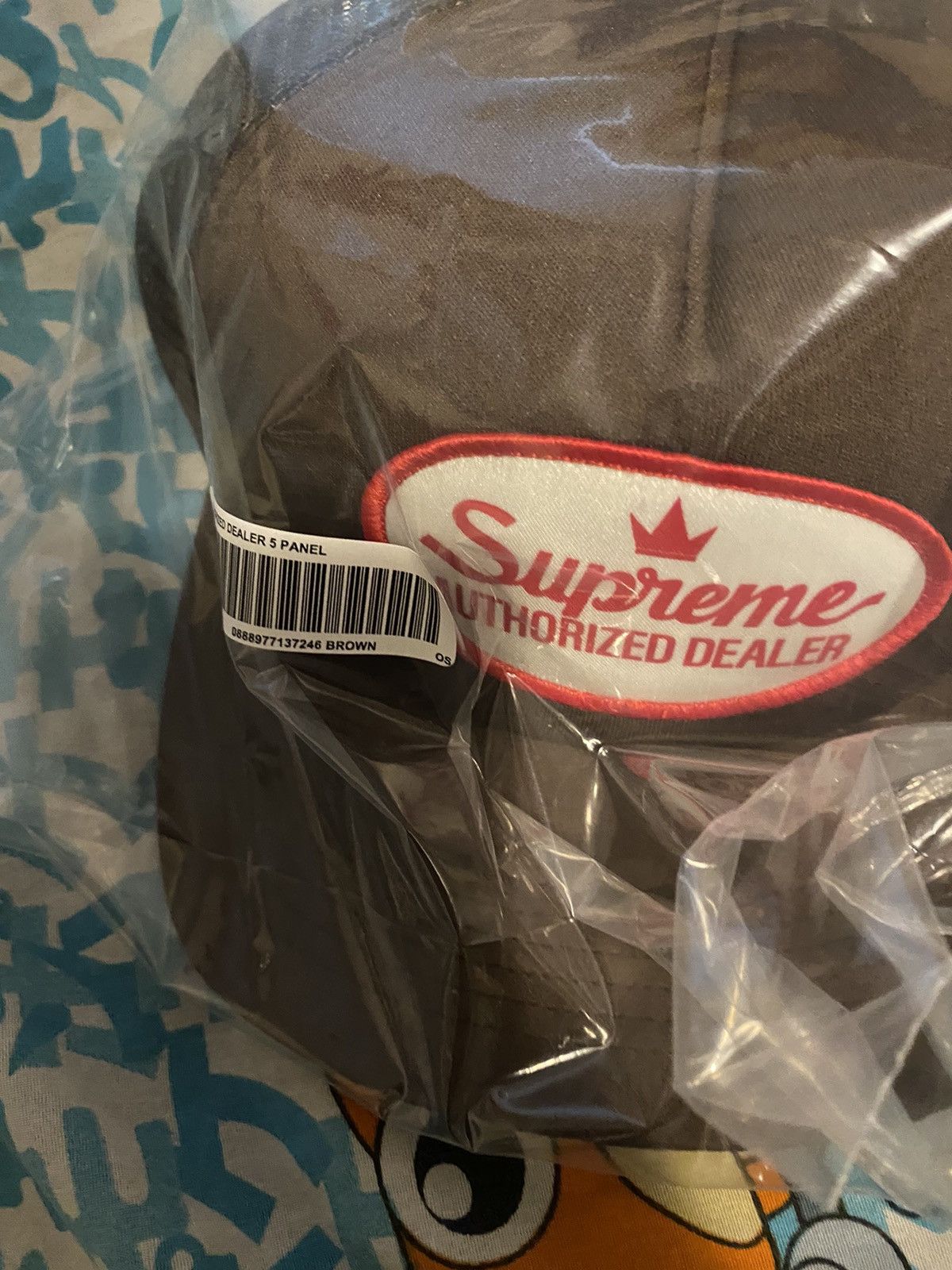 Supreme Supreme Authorized Mesh Back 5-Panel Brown Size ONE SIZE - 4 Thumbnail