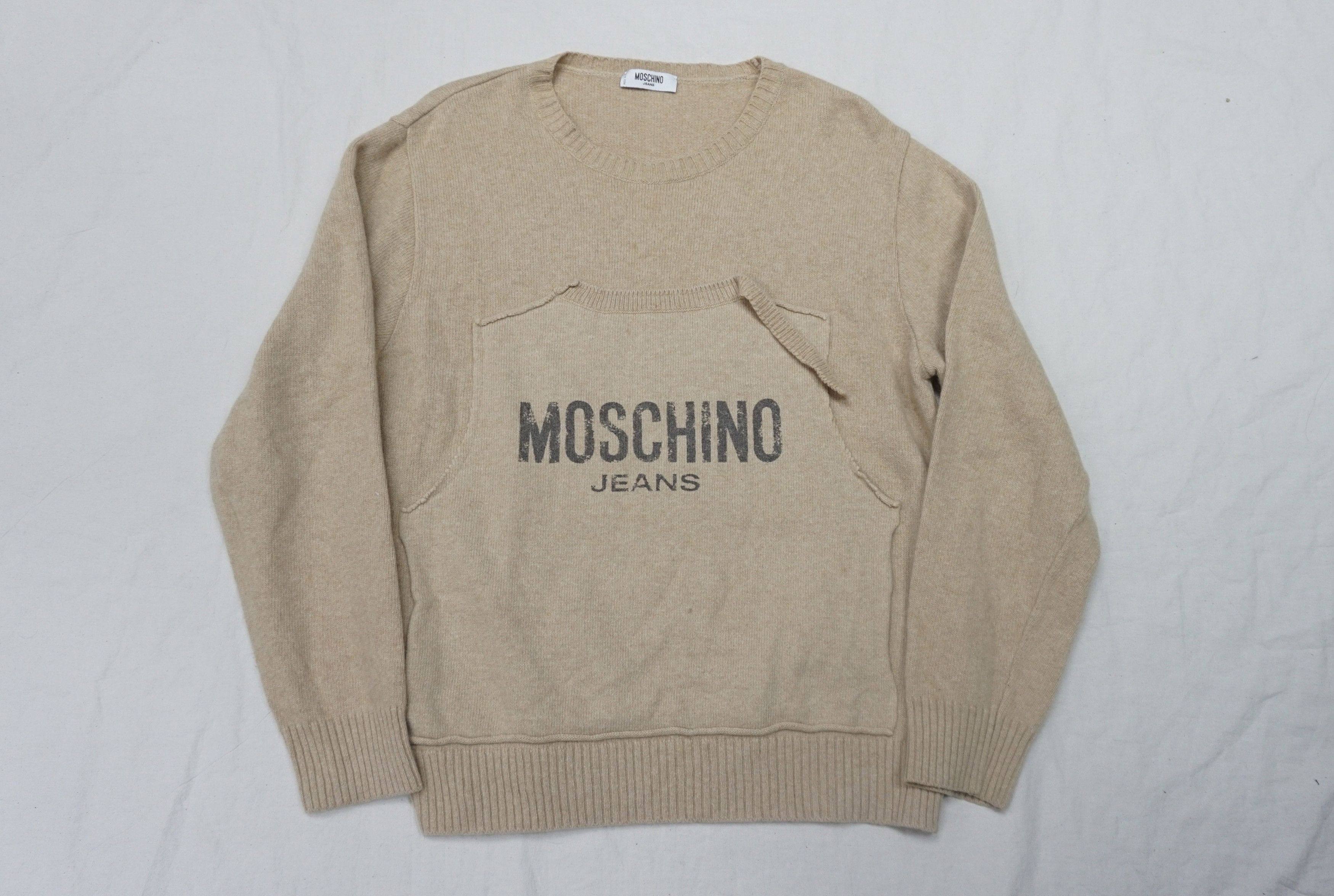 Japanese Brand × Moschino Moschino Jeans Sweater Size US L / EU 52-54 / 3 - 1 Thumbnail
