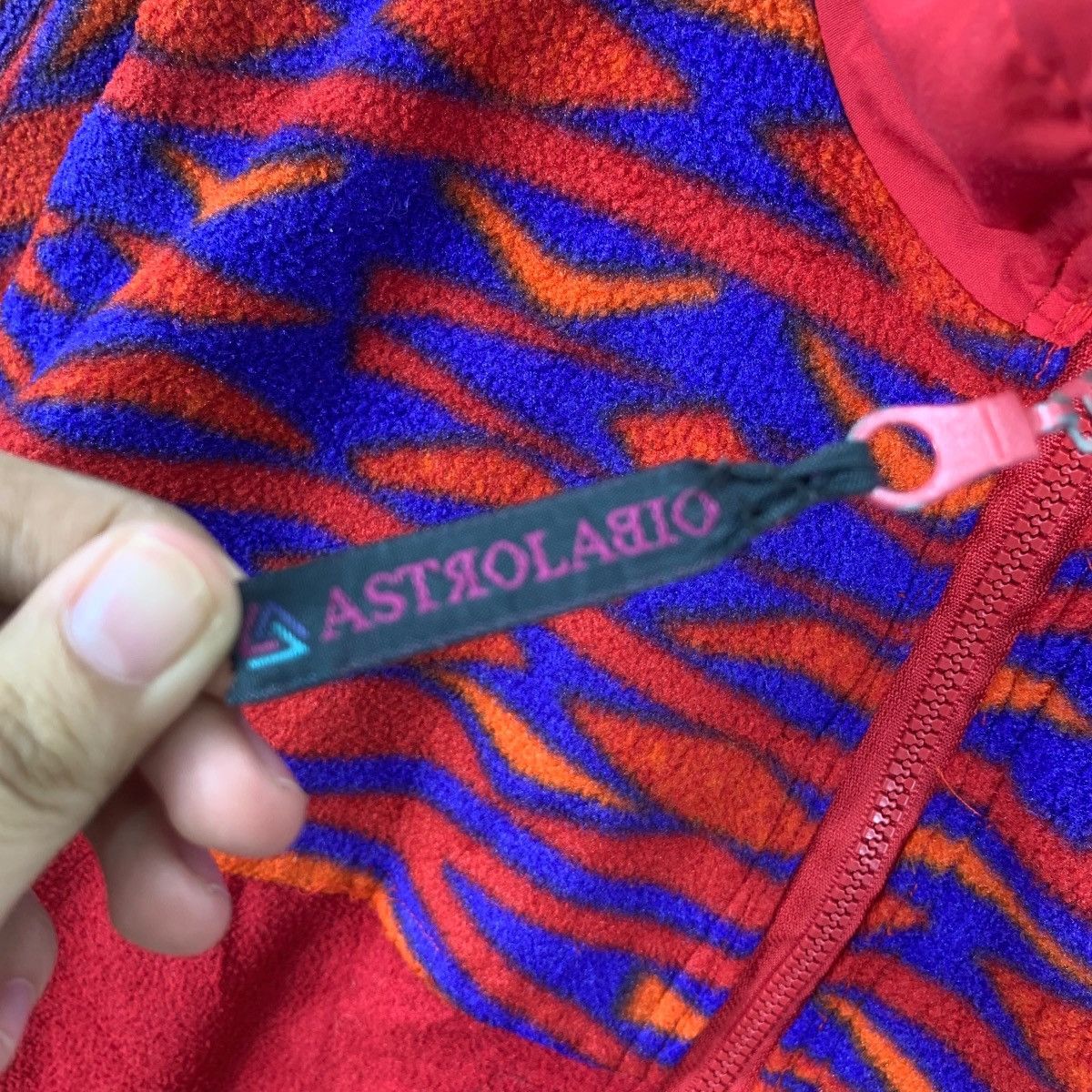 Vintage Vintage ASTROLABIO ABSTRACT AZTEC Navajo Fleece Jacket Size L / US 10 / IT 46 - 6 Thumbnail