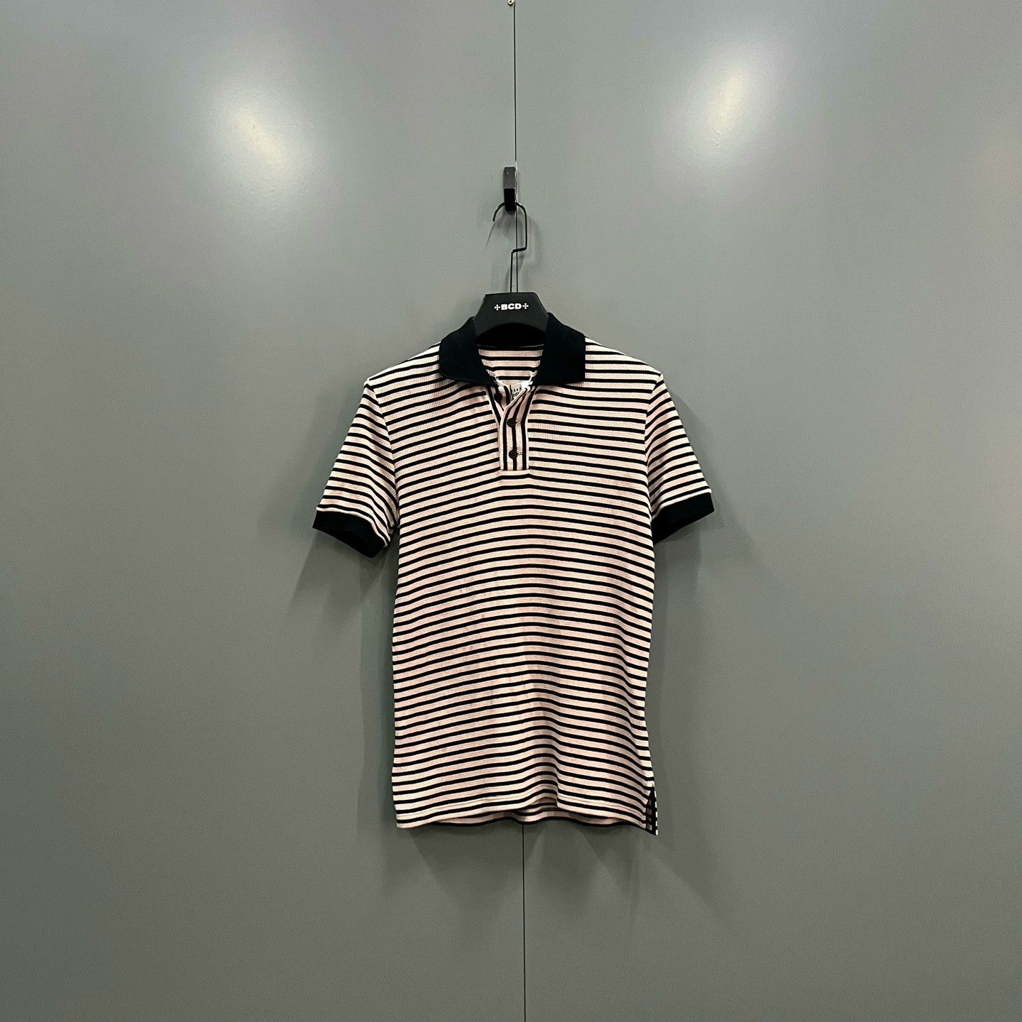 Maison Margiela Maison Margiela Striped Short-Sleeve Polo Size US S / EU 44-46 / 1 - 1 Preview