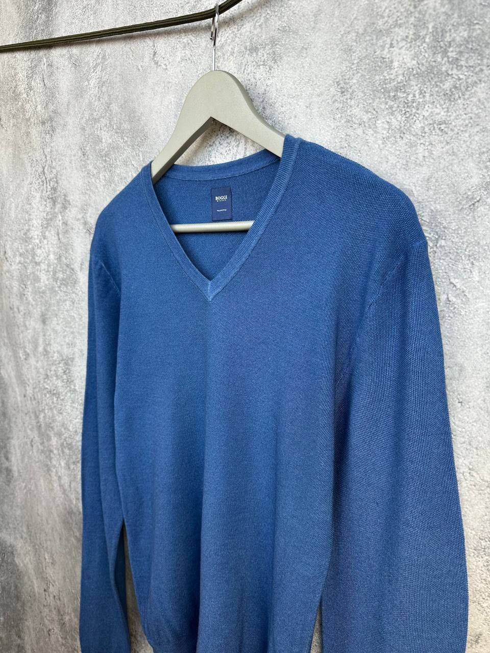 Boggi Boggi Milano Knit V-Neck Wool Sweater Jumper Italian Style Size US M / EU 48-50 / 2 - 5 Thumbnail