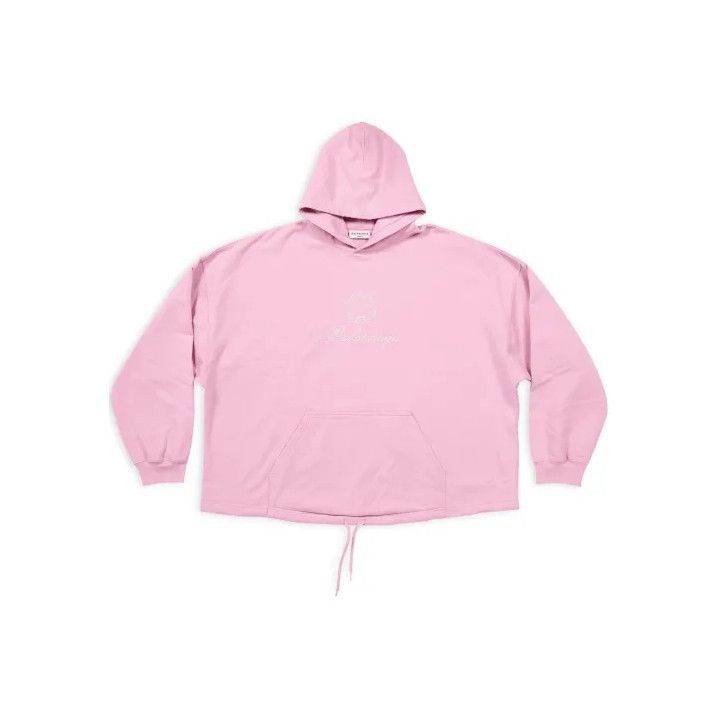 Balenciaga Balenciaga Geometric Pattern Hooded Sweatshirt Size US XS / EU 42 / 0 - 1 Thumbnail