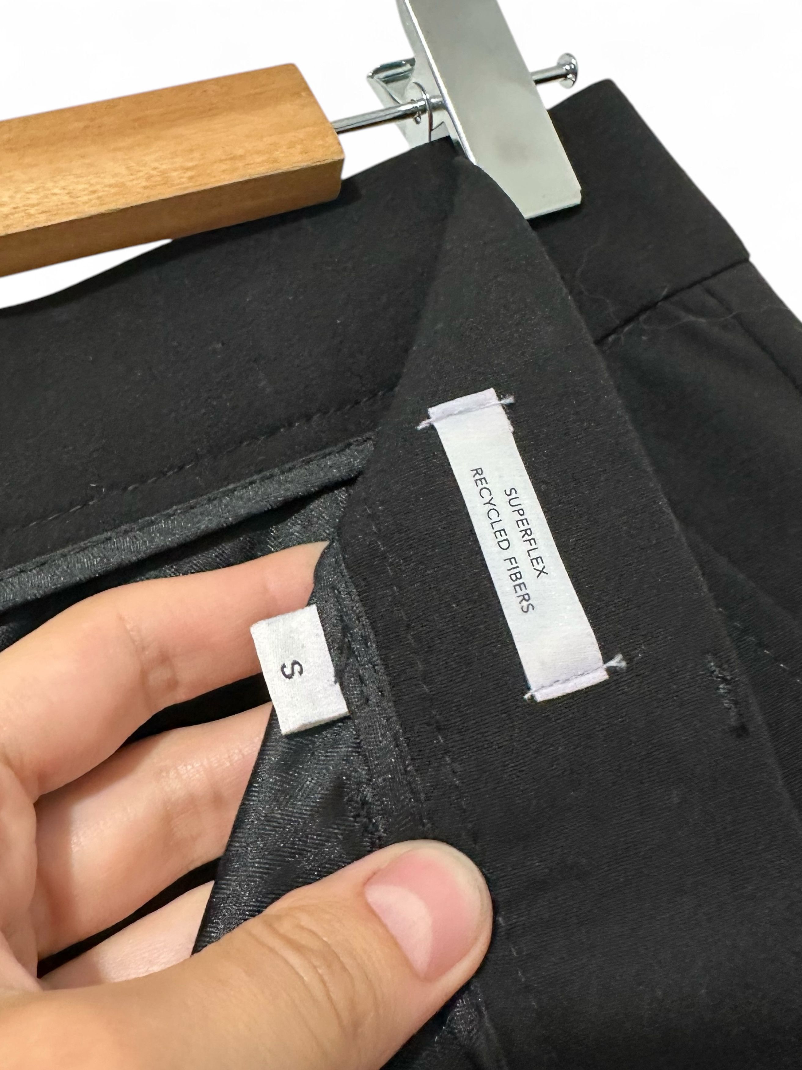 Lindbergh Lindbergh Black Casual Slim Fit Pants (S) Size US 30 / EU 46 - 4 Thumbnail