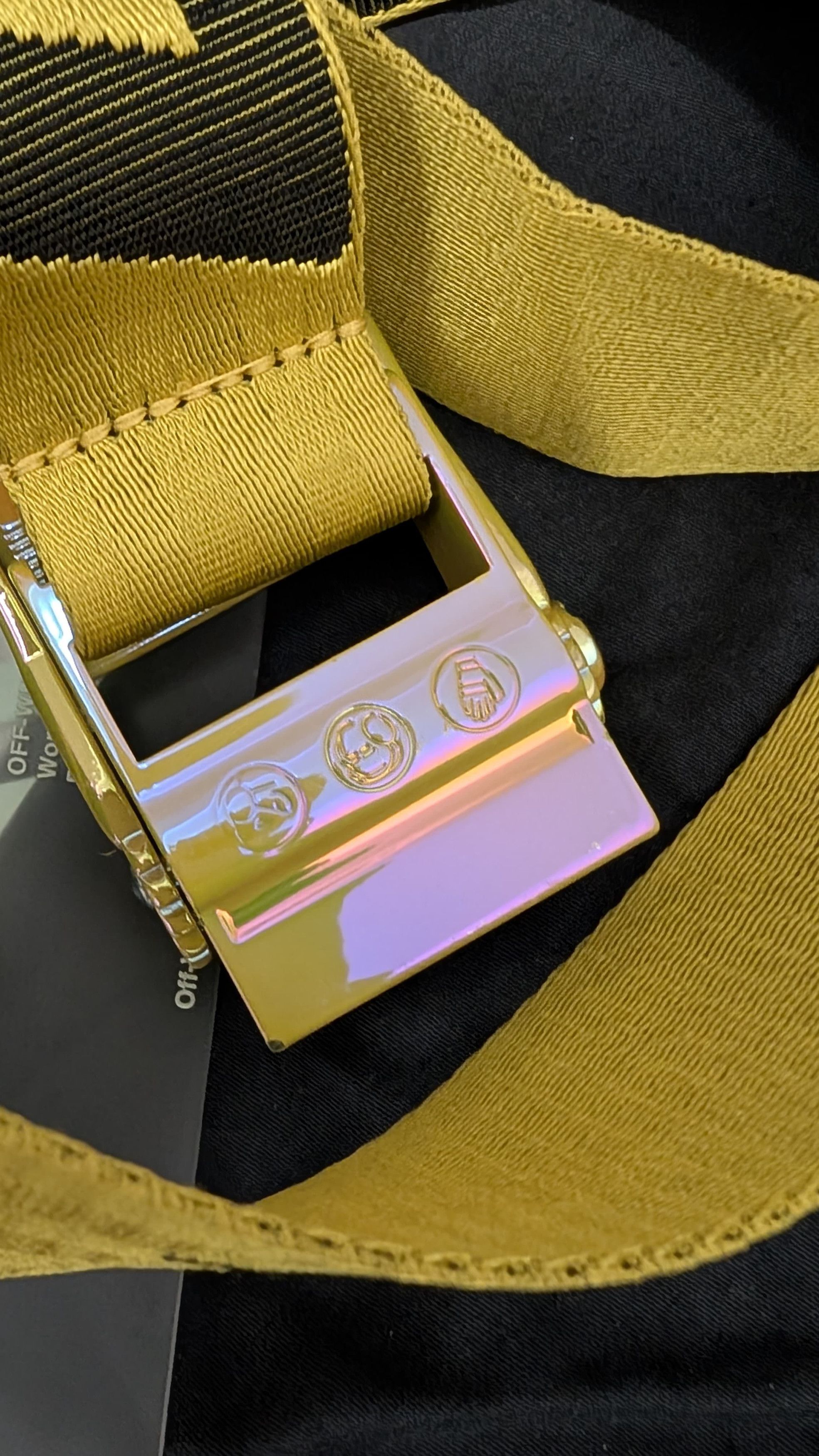 Off-White Off-White™ Industrial 2.0 Belt in Yellow/Black Size ONE SIZE - 10 Thumbnail