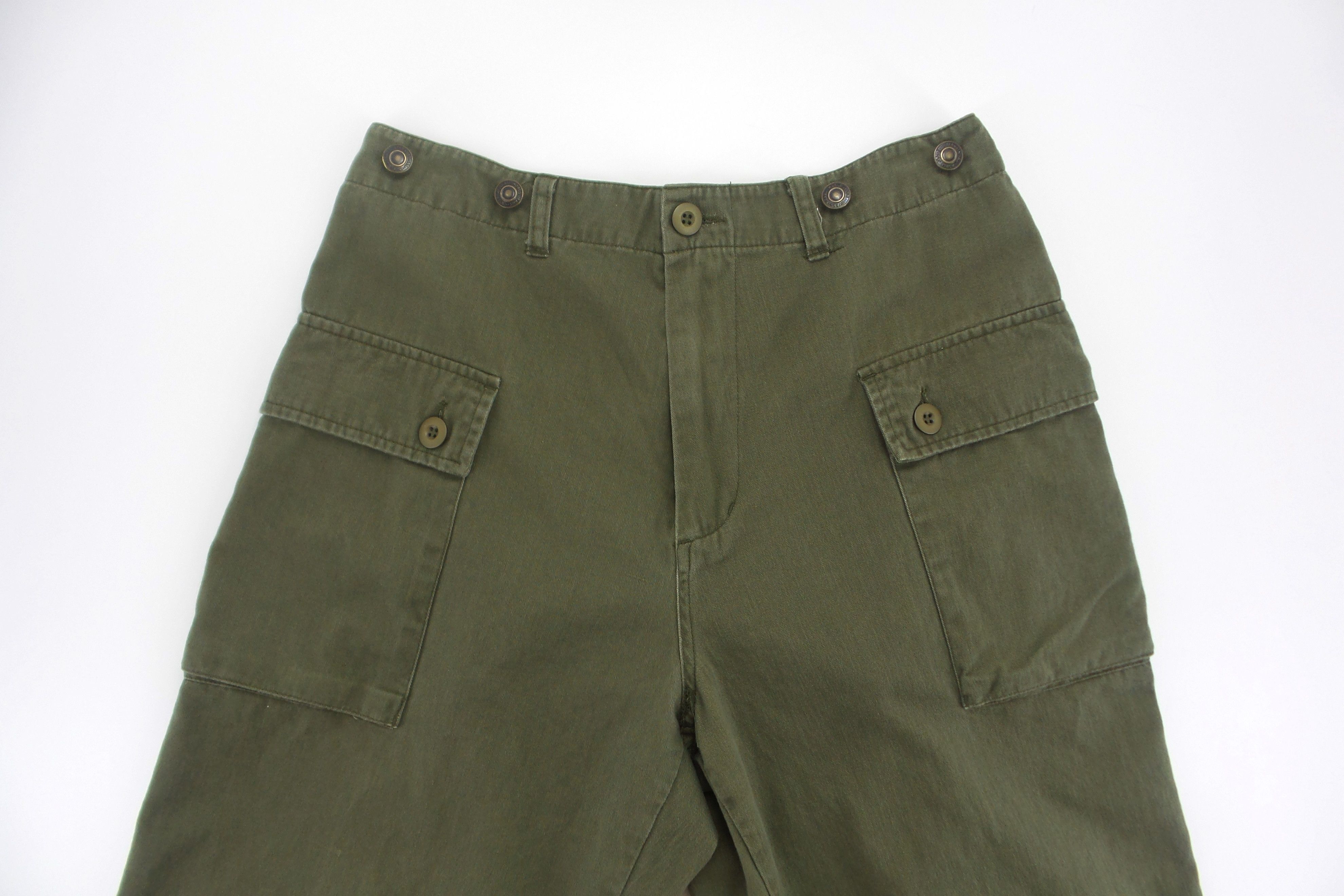 Japanese Brand Unbranded Military Style Monkey Pants W28xL38.5 Size US 28 / EU 44 - 2 Thumbnail