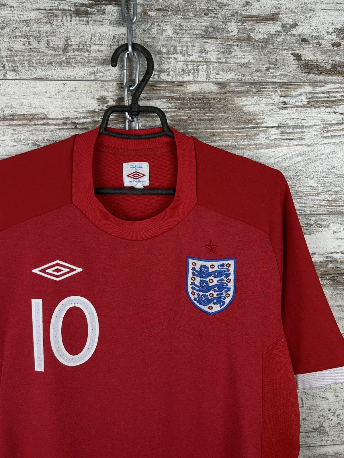 Umbro × Vintage Vintage Umbro Wayne Rooney England National Team T-shirt tee Size US M / EU 48-50 / 2 - 4 Thumbnail