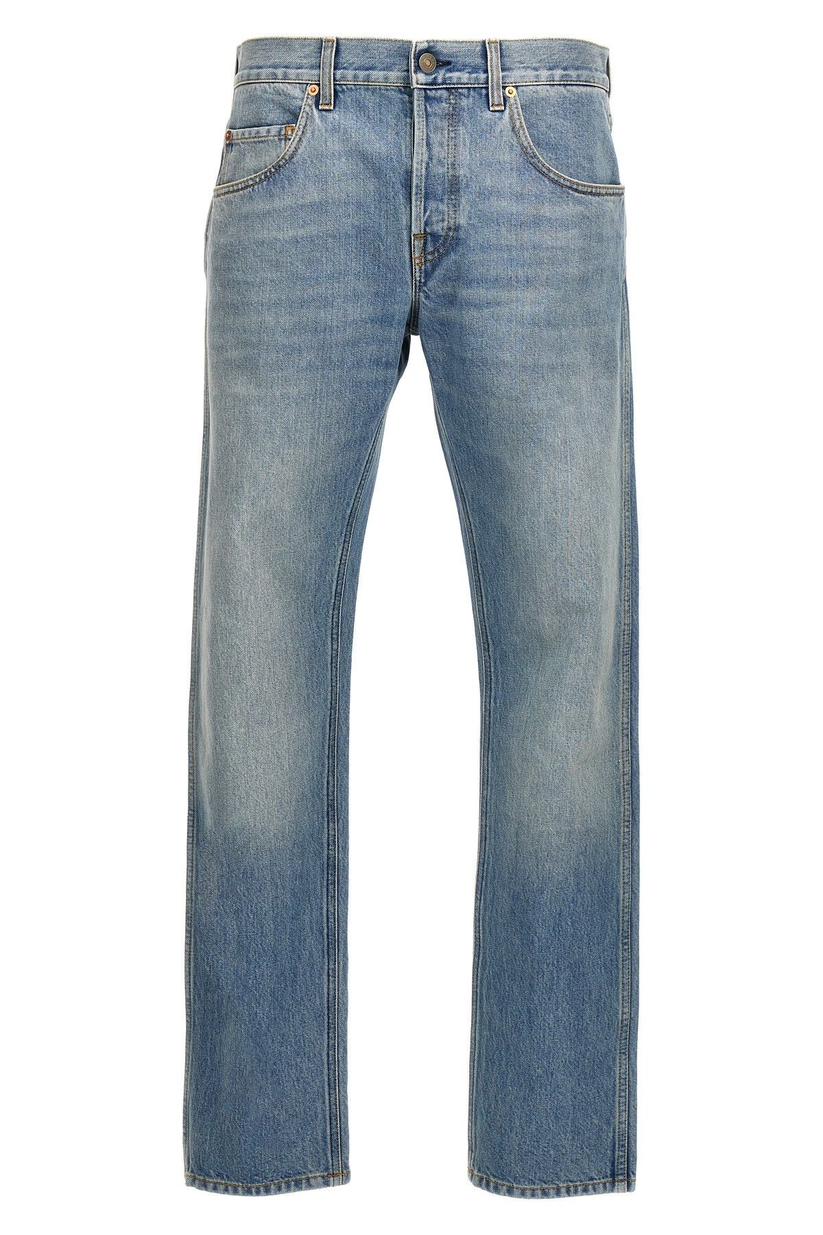 image of Gucci 'morsetto' Jeans in Light Blue, Men's (Size 31)