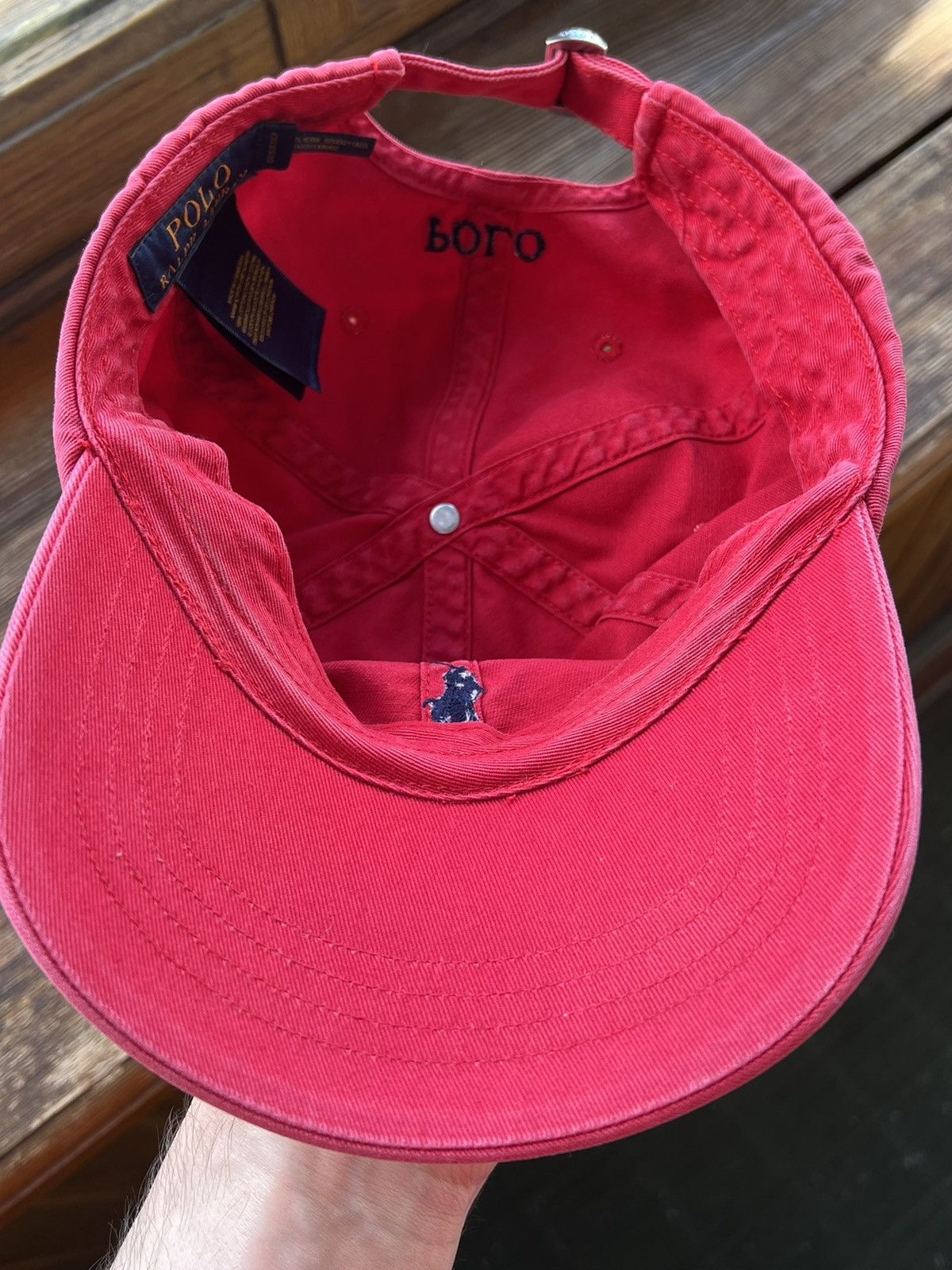 Polo Ralph Lauren Y2K Polo Ralph Lauren Hat Distressed faded Size ONE SIZE - 15 Thumbnail