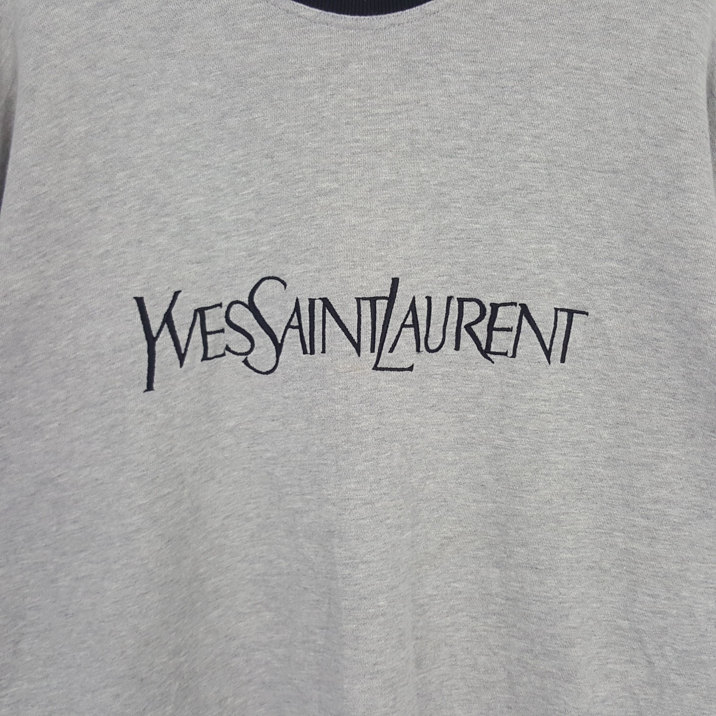 Vintage × Yves Saint Laurent Vintage Yves Saint Laurent Italian Brand Tshirt Size US XL / EU 56 / 4 - 2 Thumbnail
