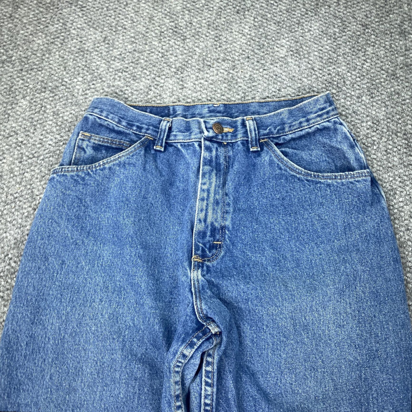 Vintage VINTAGE Gitano Jeans Mens 32x29 Tapered Denim Pants 90s Retro High Rise Blue Waist 29 Size US 29 - 2 Thumbnail