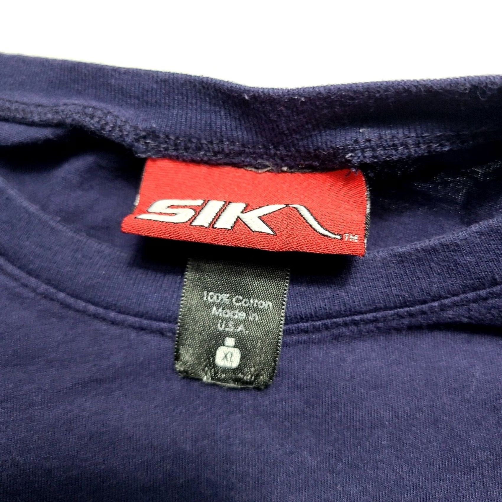 Vintage VINTAGE SIK T-Shirt XL Blue Y2K Cyber Grunge Beach Surfer Longsleeve Mens Size US XL / EU 56 / 4 - 3 Thumbnail