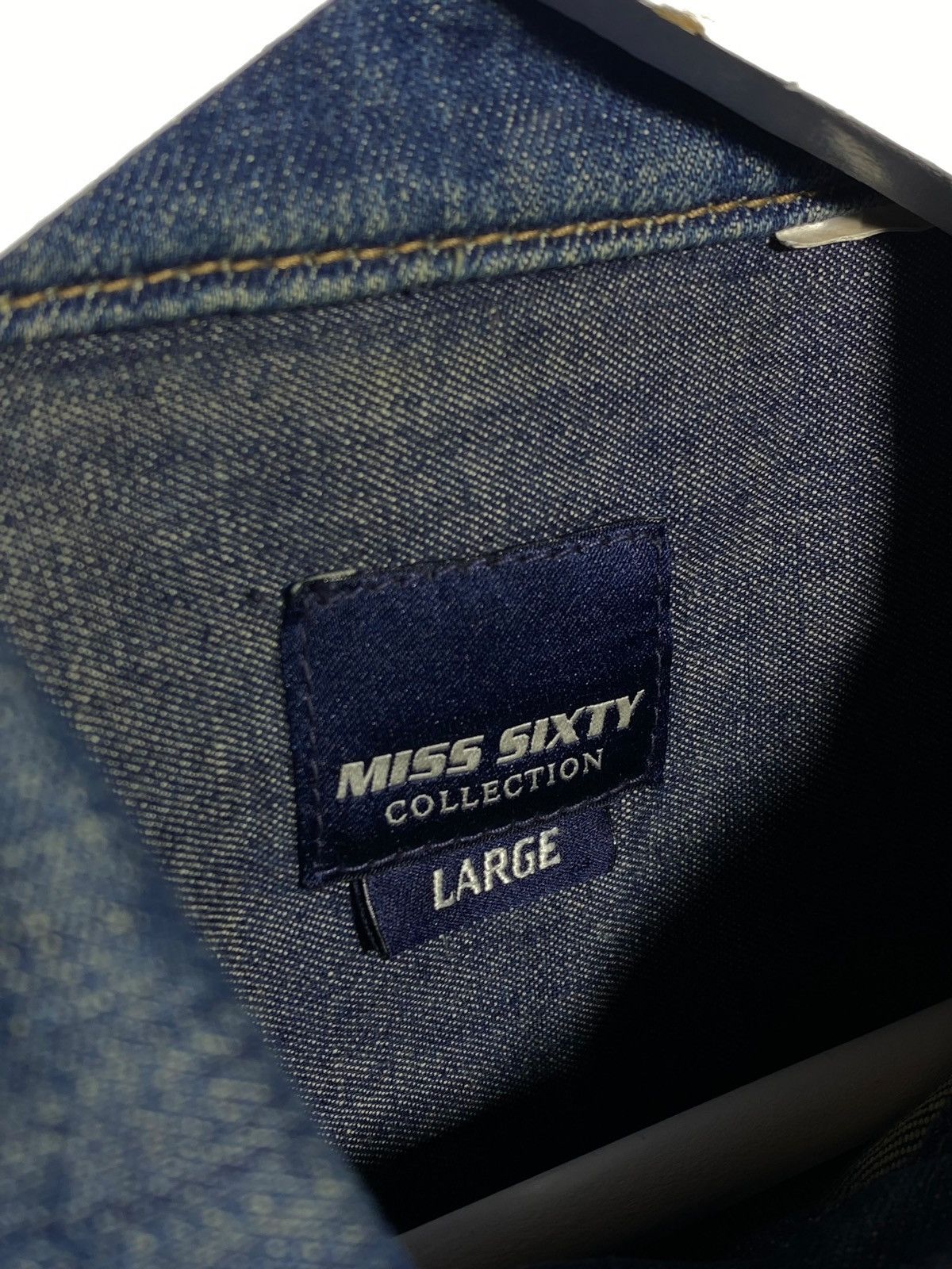 Miss Sixty × Vintage Vintage Miss Sixty Denim Vest Jacket Rare Y2k Style Size L / US 10 / IT 46 - 13 Thumbnail