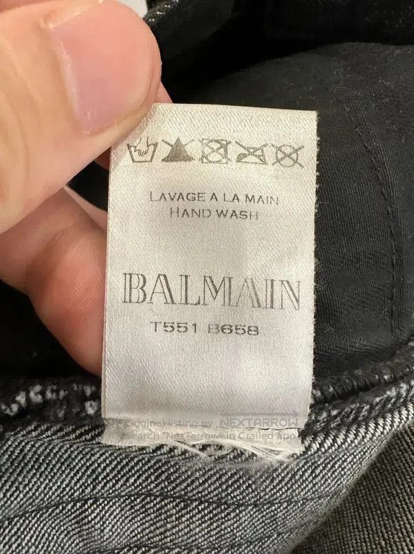 Balmain Balmain Men's Gray Denim Casual Pants . Size US 28 / EU 44 - 7 Thumbnail