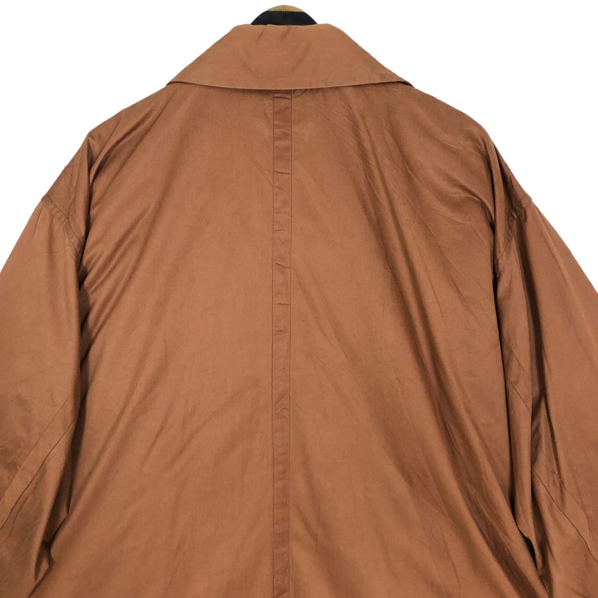 Issey Miyake Vintage 80s Issey Miyake Windcoat Trench Coat Permanente Size US M / EU 48-50 / 2 - 20 Thumbnail