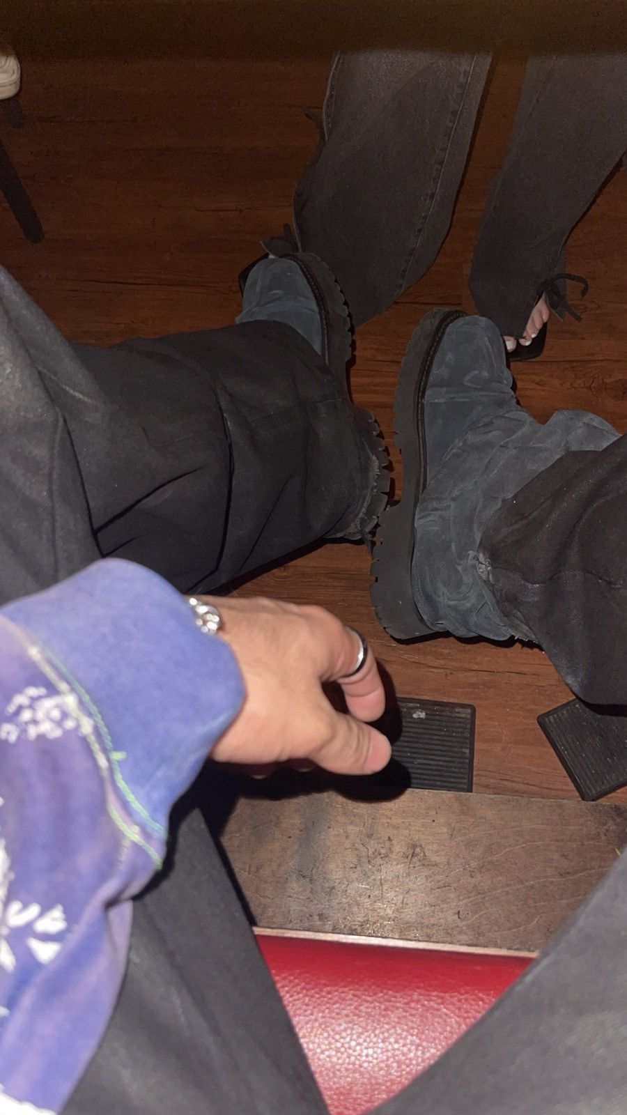 Bad Son Badson Pinch Boot Dark Grey Suede Size US 12 / EU 45 - 5 Thumbnail