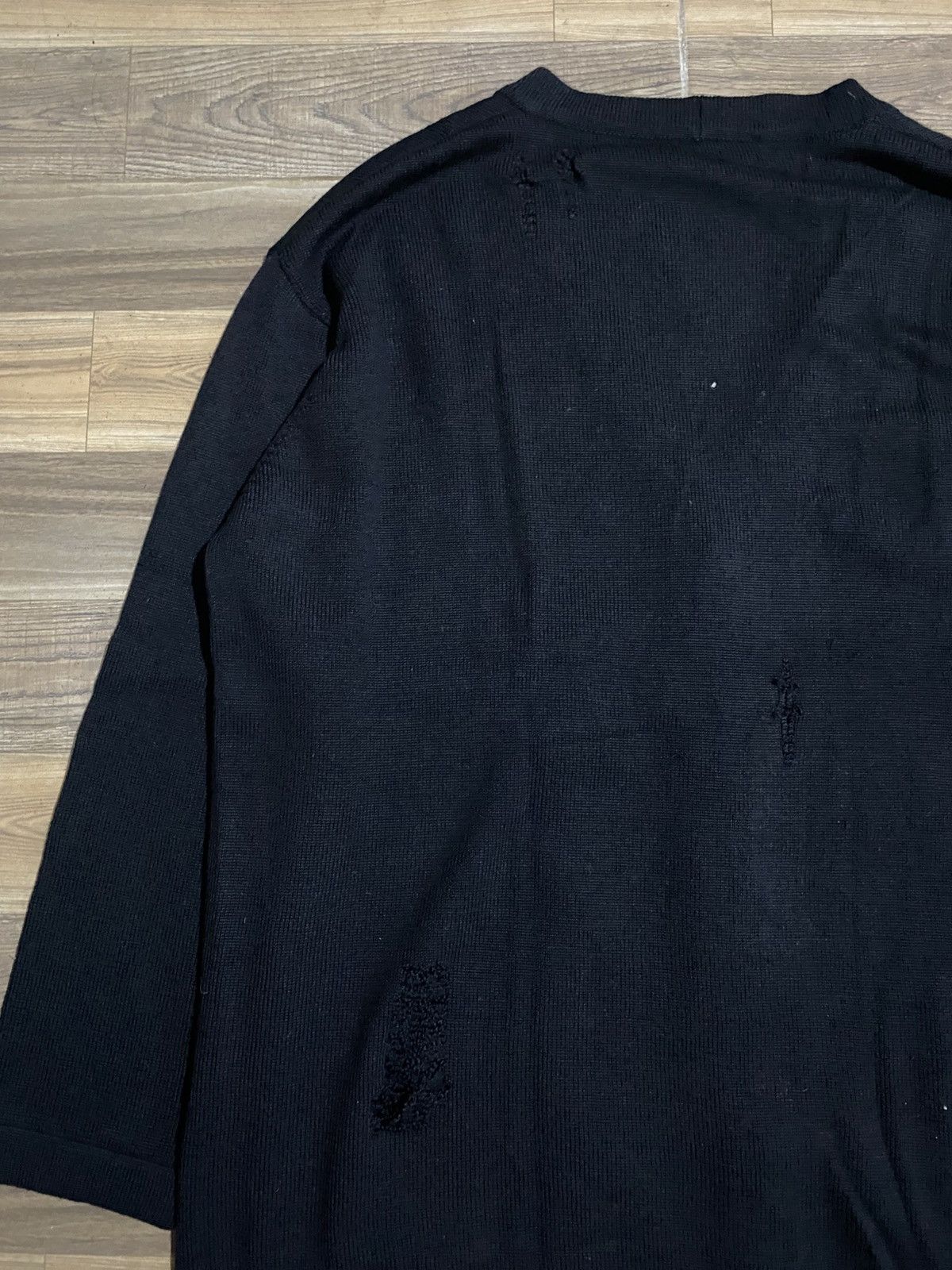 Designer × Salvatore Ferragamo × Vintage SALVATORE FERRAGAMO CARDIGAN DISTRESSED Size S / US 4 / IT 40 - 9 Thumbnail