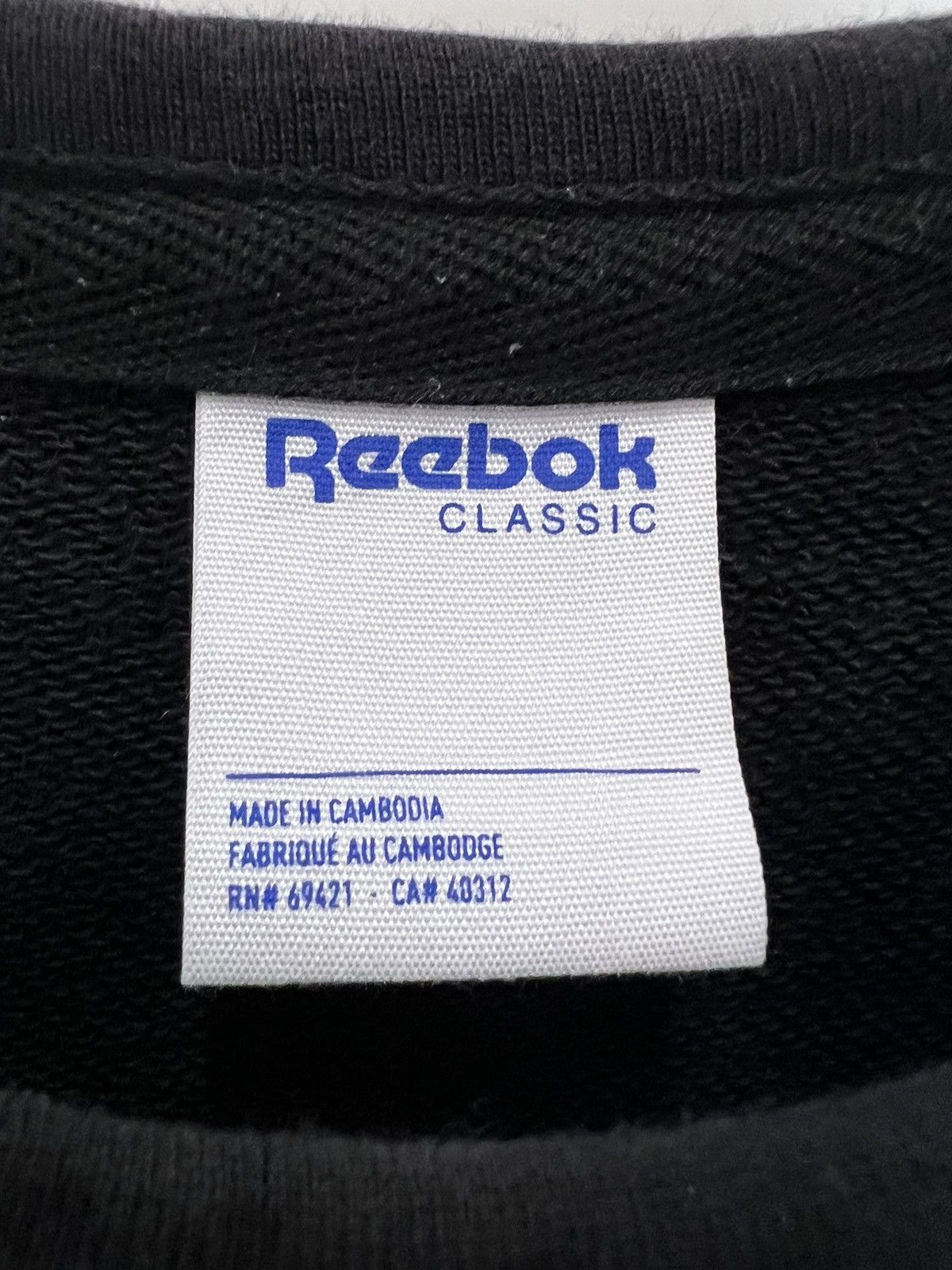 Reebok 🔥 Reebok Classic Black Sweatshirt - S Size US XS / EU 42 / 0 - 5 Thumbnail