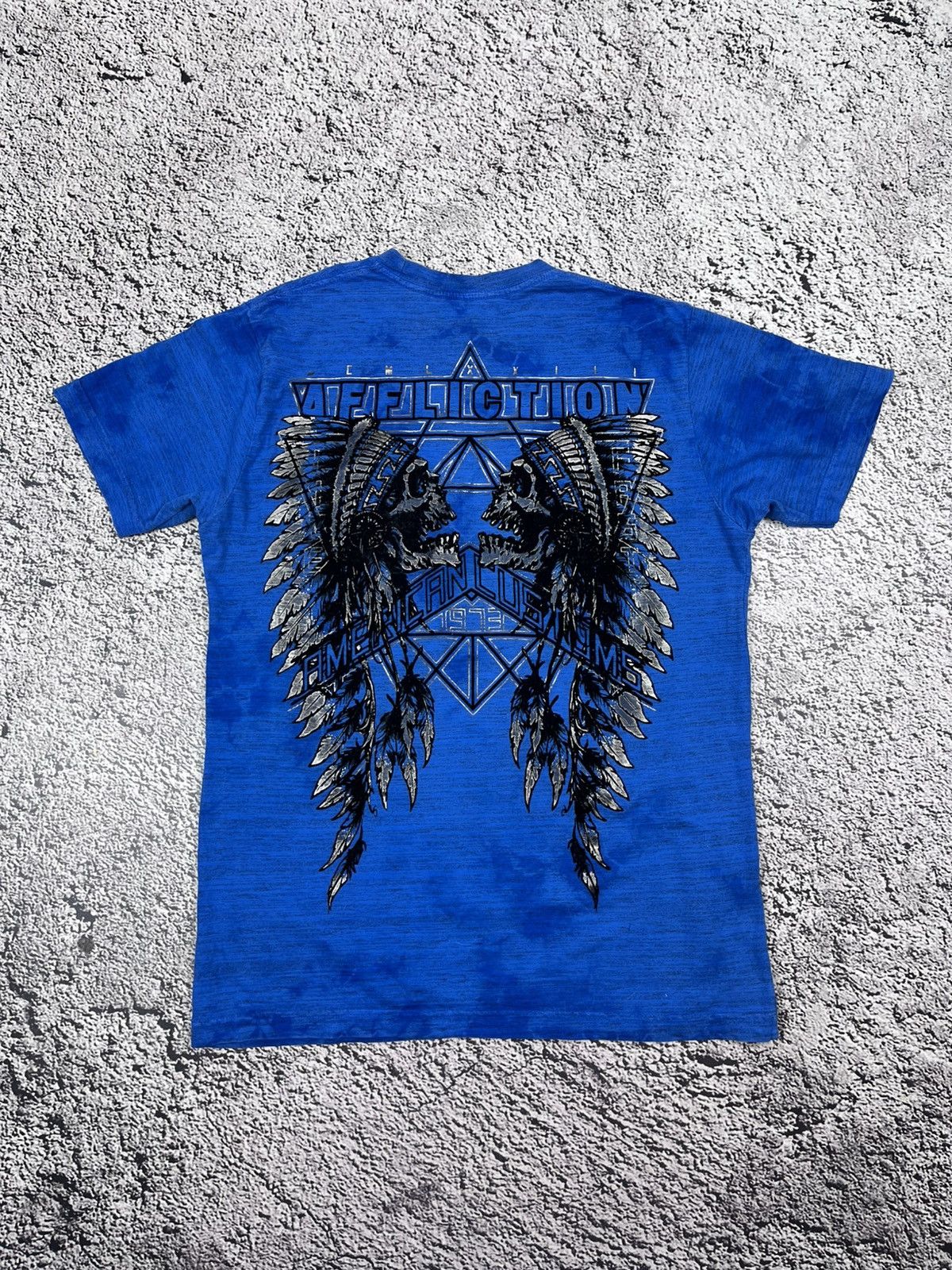 Affliction Mens affliction shirt y2k cross wings mma elite punk Size US S / EU 44-46 / 1 - 9 Thumbnail