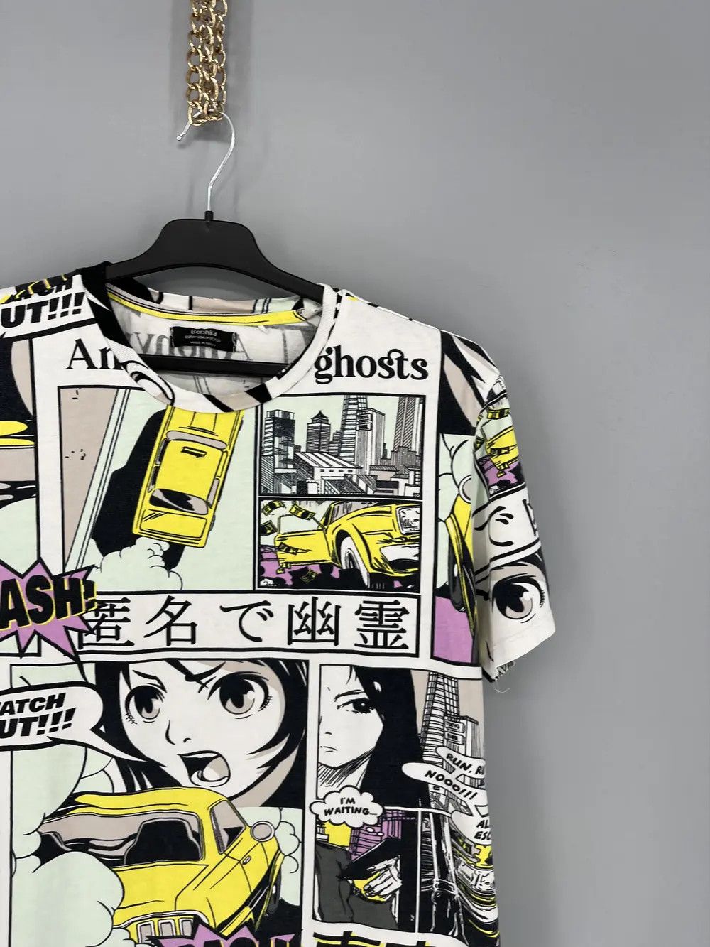 Anime Vintage Manga Panel tee Art Tee Anima Tee Graphic Tee Size US M / EU 48-50 / 2 - 5 Thumbnail