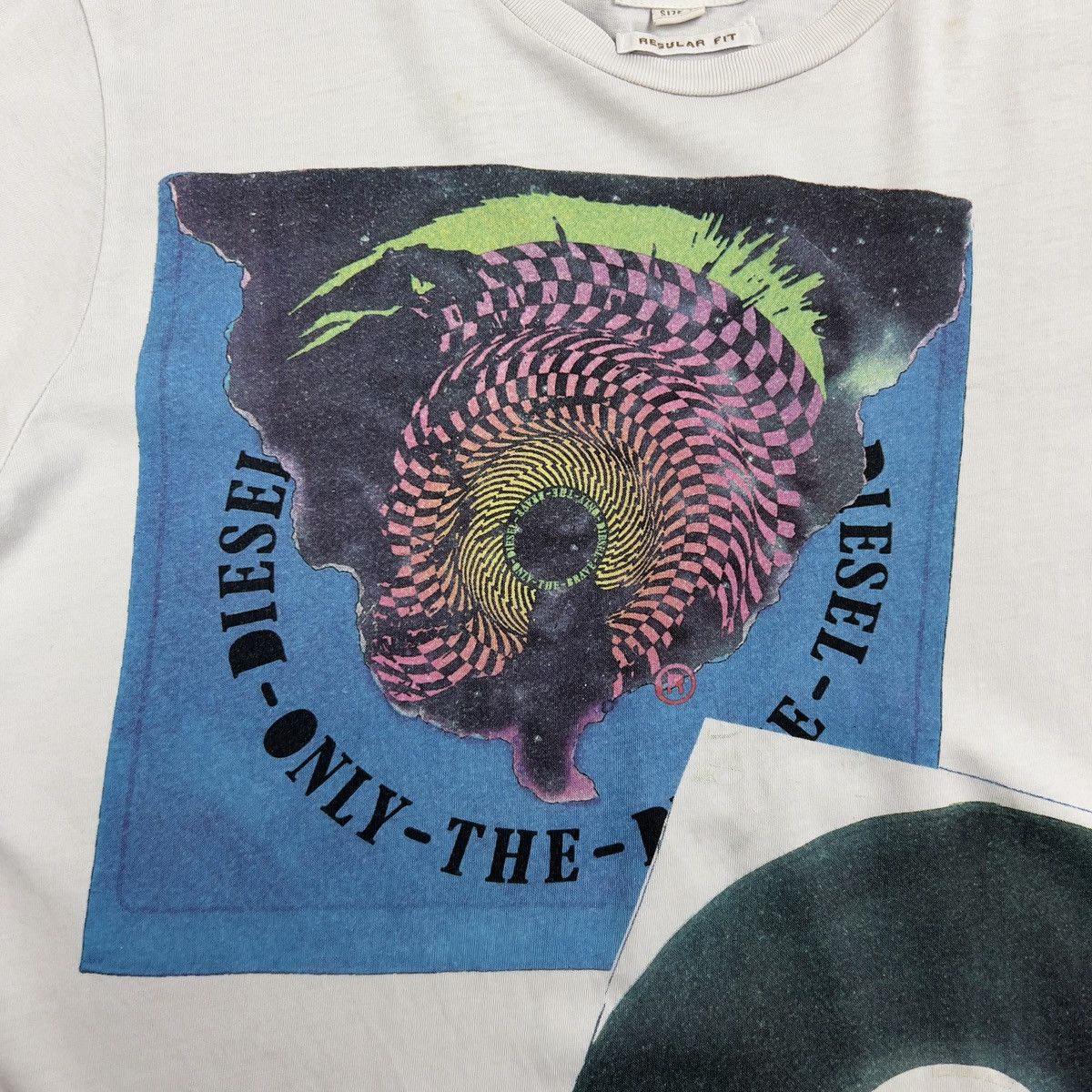 Diesel Rare! Diesel Only The Brave Disk Big Logo Tee 00s Size US S / EU 44-46 / 1 - 7 Thumbnail