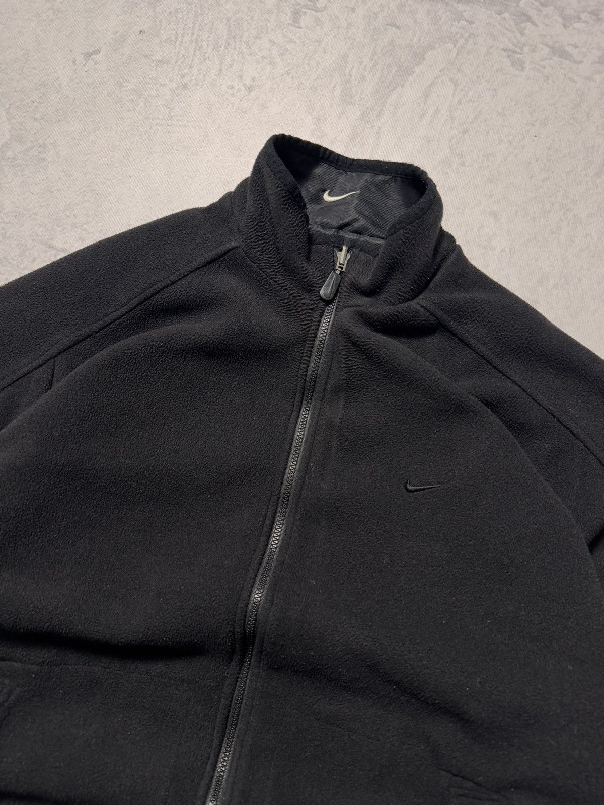 Nike × Vintage 90s Nike Vintage Double Sided Teddy Fleece/Nylon Jacket Y2K Size US L / EU 52-54 / 3 - 6 Thumbnail