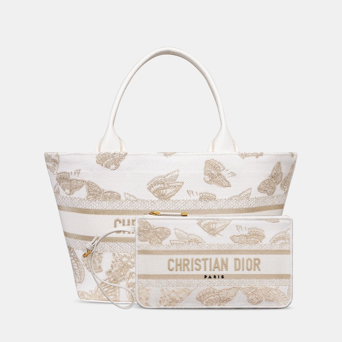 Dior o1bcso1str0226 Size:OS/Hat Bucket Bag in White/Golden Size ONE SIZE - 7 Thumbnail