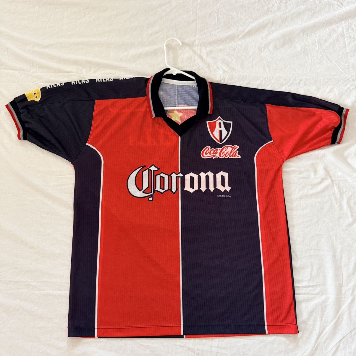 Vintage Vintage Atlas FC Liga MX Corona Coca-Cola Jersey L Size US L / EU 52-54 / 3 - 1 Thumbnail