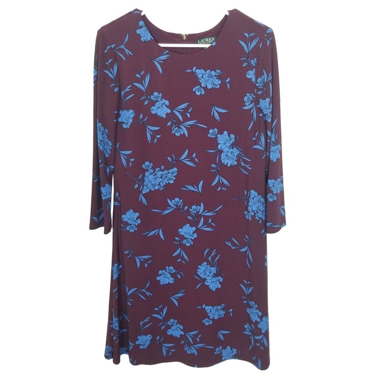 Lauren Ralph Lauren Lauren Ralph Lauren Womens Floral Shift Dress 8 Career Corp Size M / US 6-8 / IT 42-44 - 1 Thumbnail