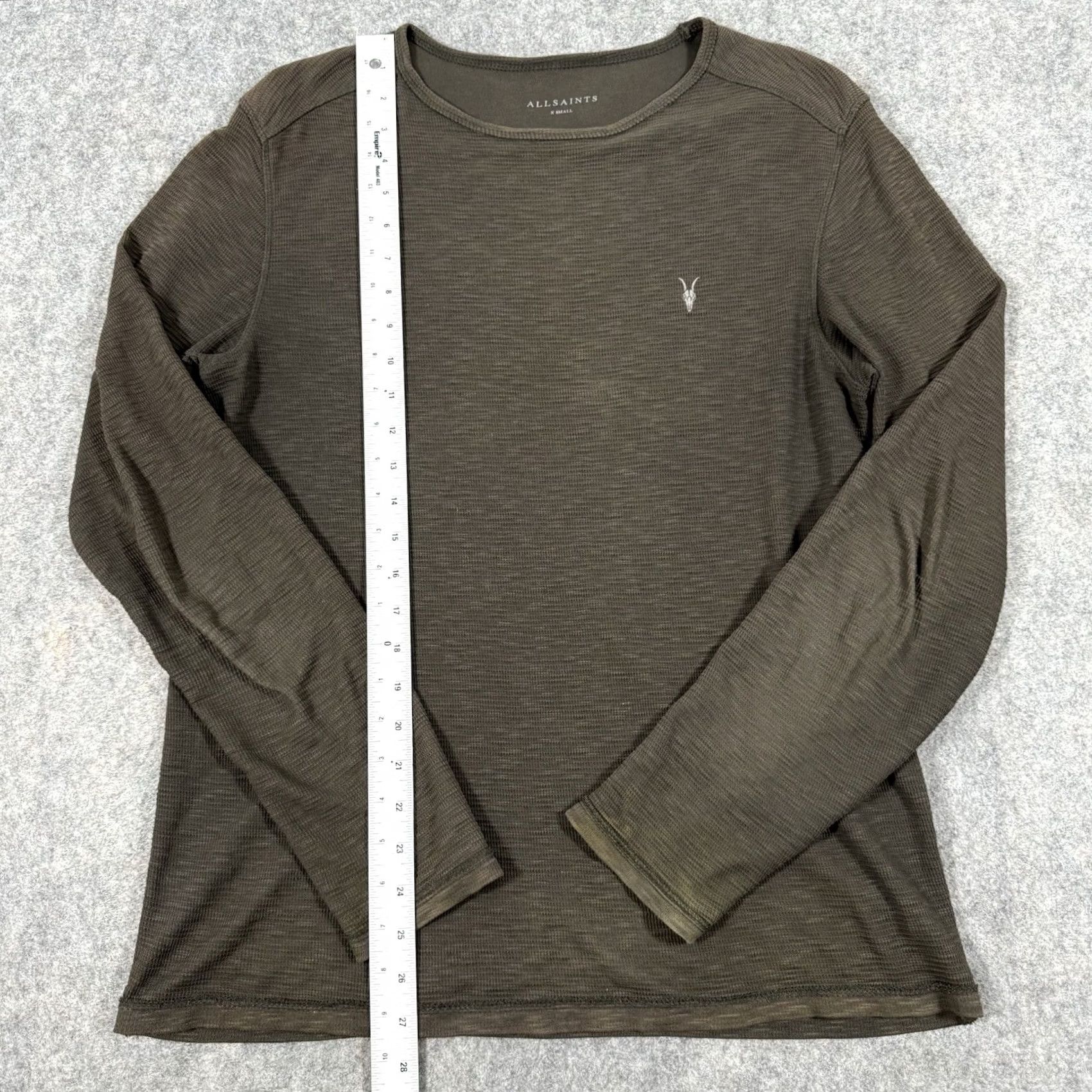 Allsaints AllSaints Sweatshirt Crew Neck Long Sleeve Textured XS Green Mens XS Green Long Sleeve Crew Neck Textured Sweatshirt AllSaints Men XS Green Size US XS / EU 42 / 0 - 6 Thumbnail