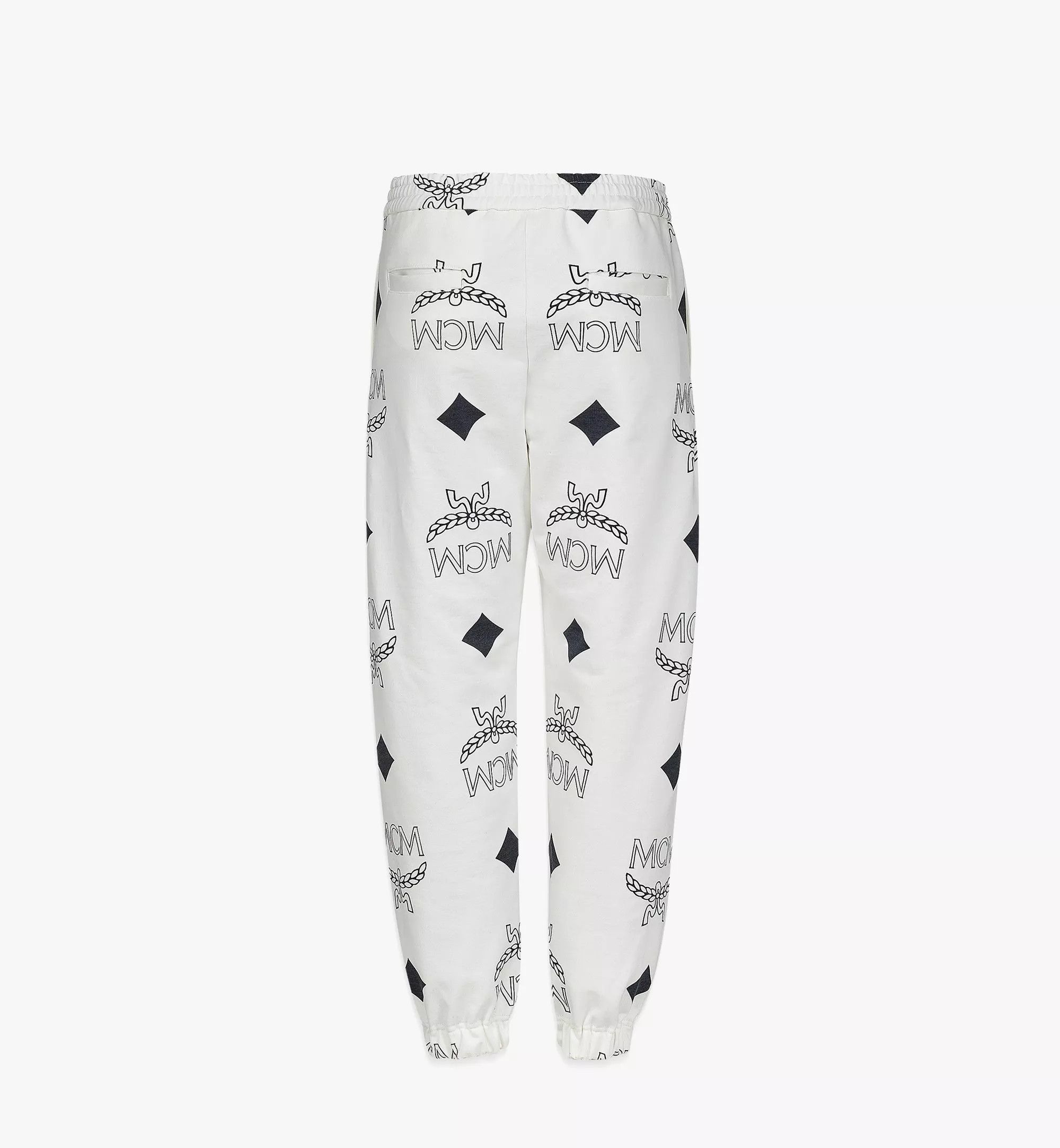 MCM o1mt1gz0325 Long Pant in White/Black Size US 30 / EU 46 - 2 Thumbnail
