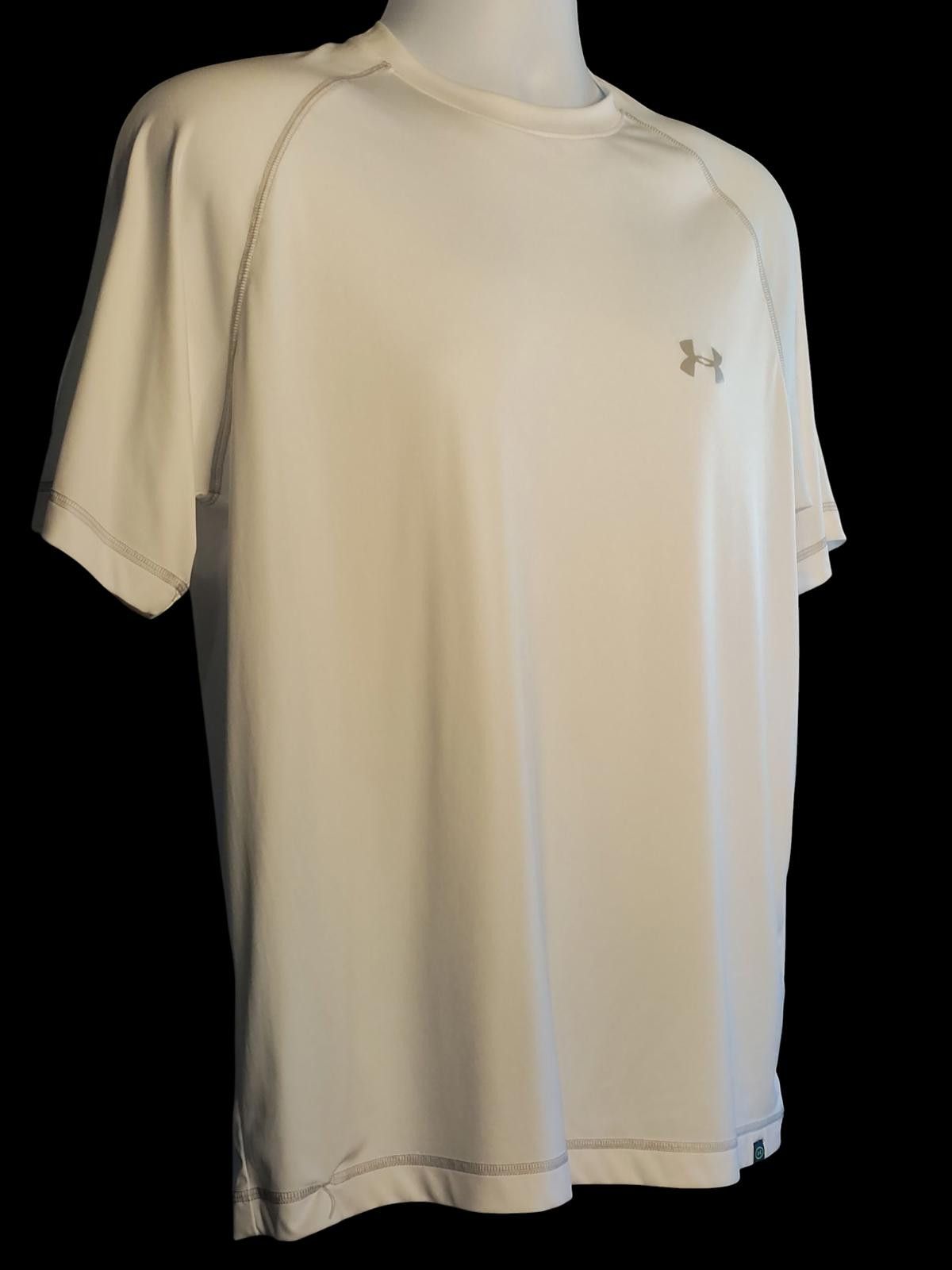Under Armour Under Armour Men's White Short Sleeve Activewear T-Shirt Size US M / EU 48-50 / 2 - 4 Thumbnail