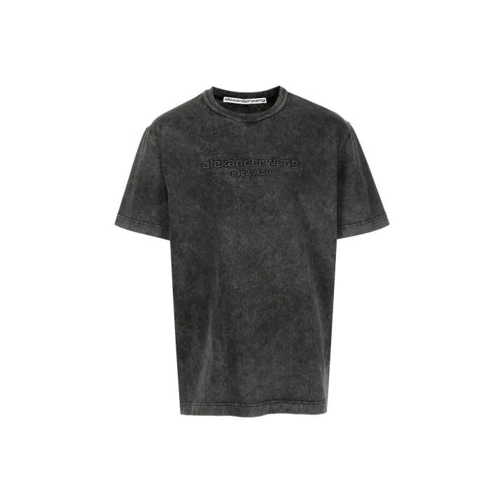 Alexander Wang Alexander Wang Black Cotton Crew Neck T-Shirt 0079 Size XXS / US 00 / IT 34 - 1 Thumbnail