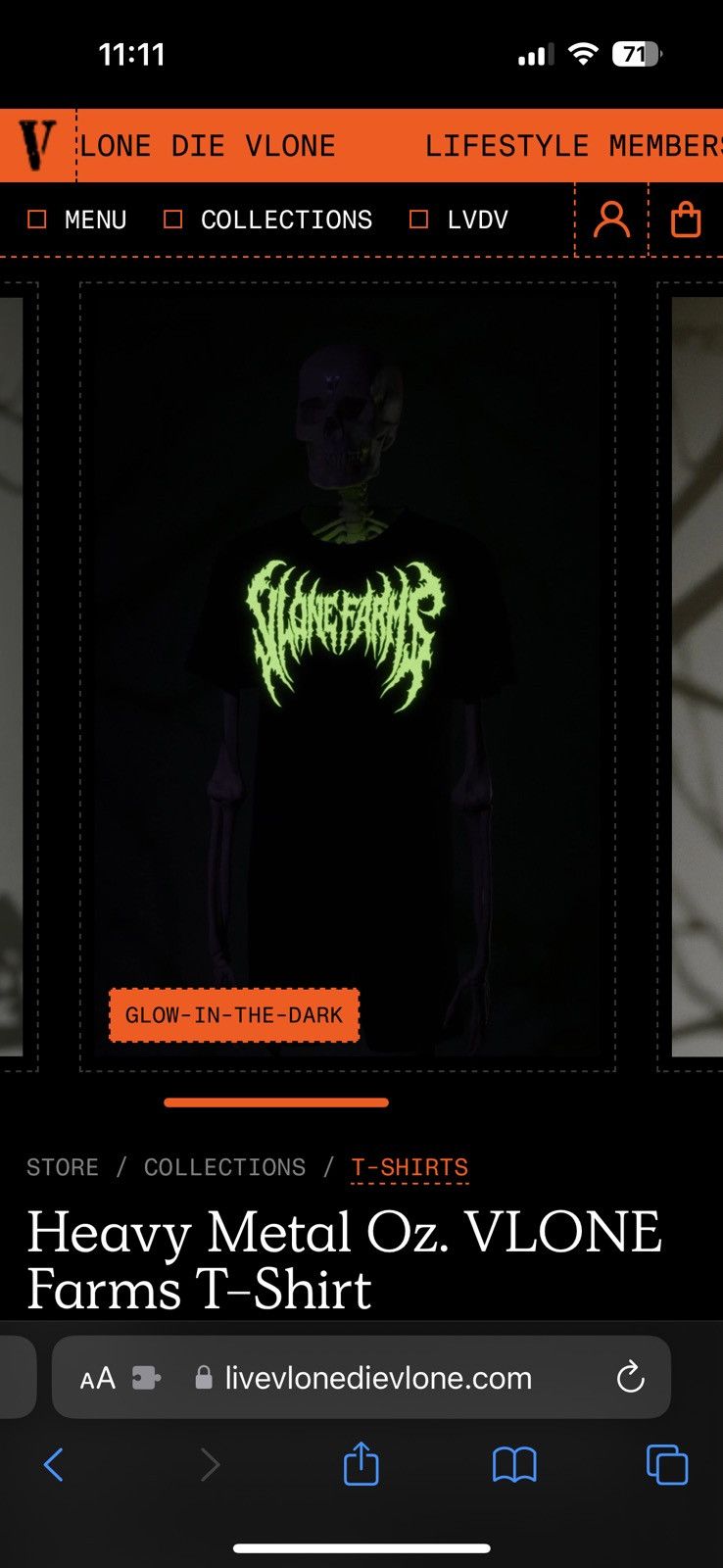 Vlone Vlone Farms Heavy Metal Oz. T-Shirt Size US XXL / EU 58 / 5 - 6 Thumbnail