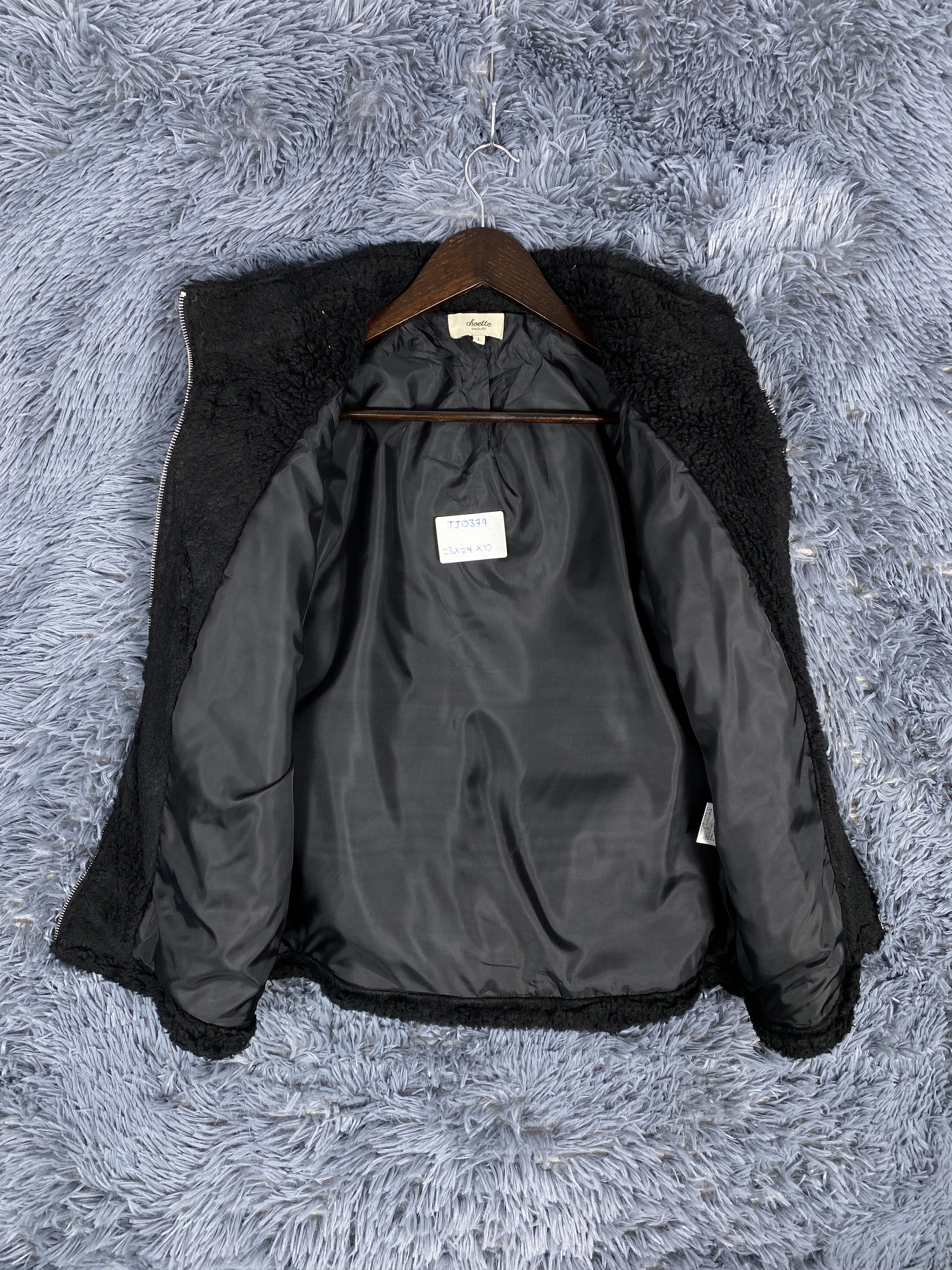 Japanese Brand Vintage Choette Bricolage Zip Up Sherpa Jacket Size US L / EU 52-54 / 3 - 6 Thumbnail