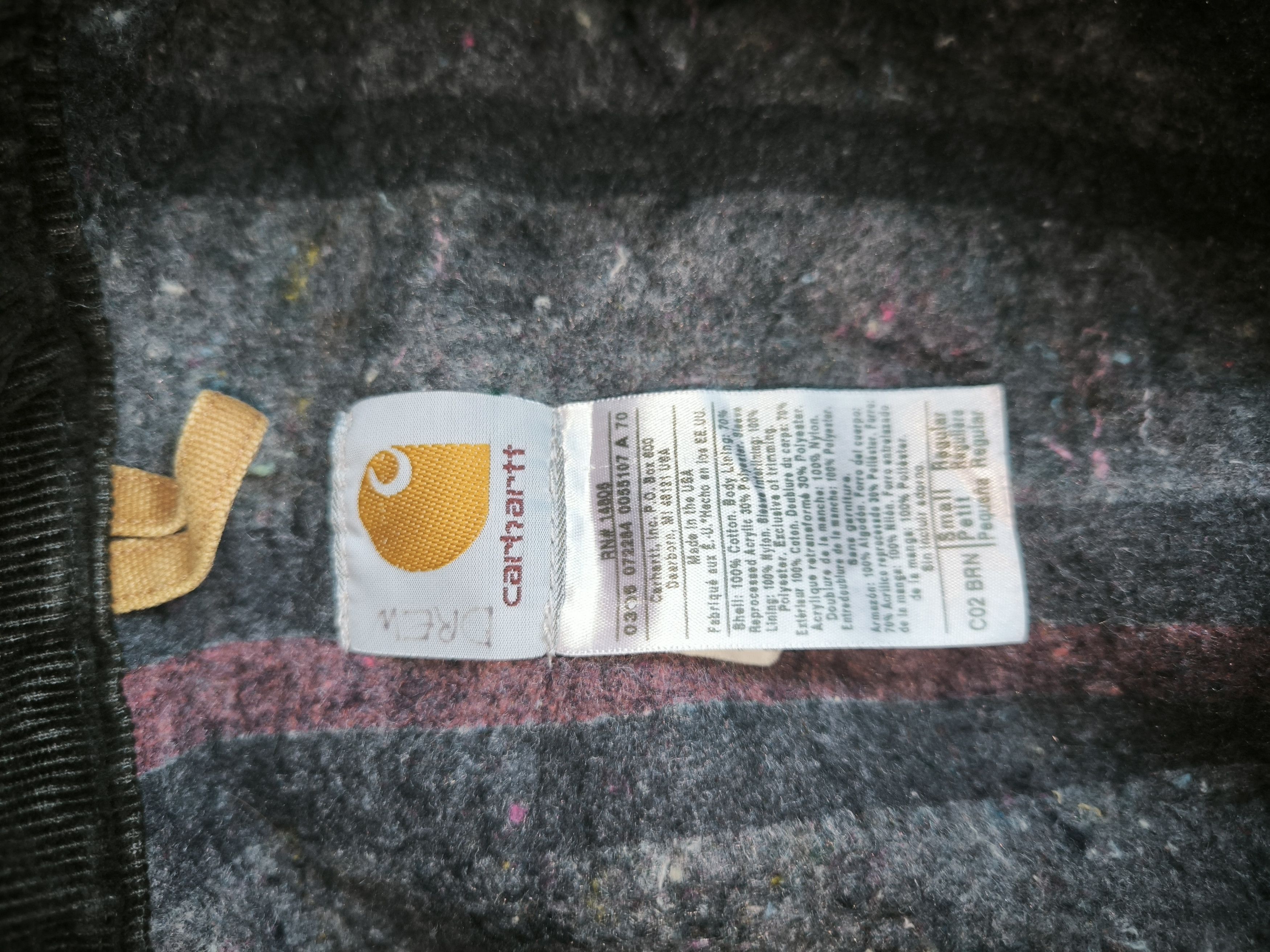 Carhartt 90s Distressed Cropped Barn Blanket Chore Jacket Size US S / EU 44-46 / 1 - 9 Thumbnail