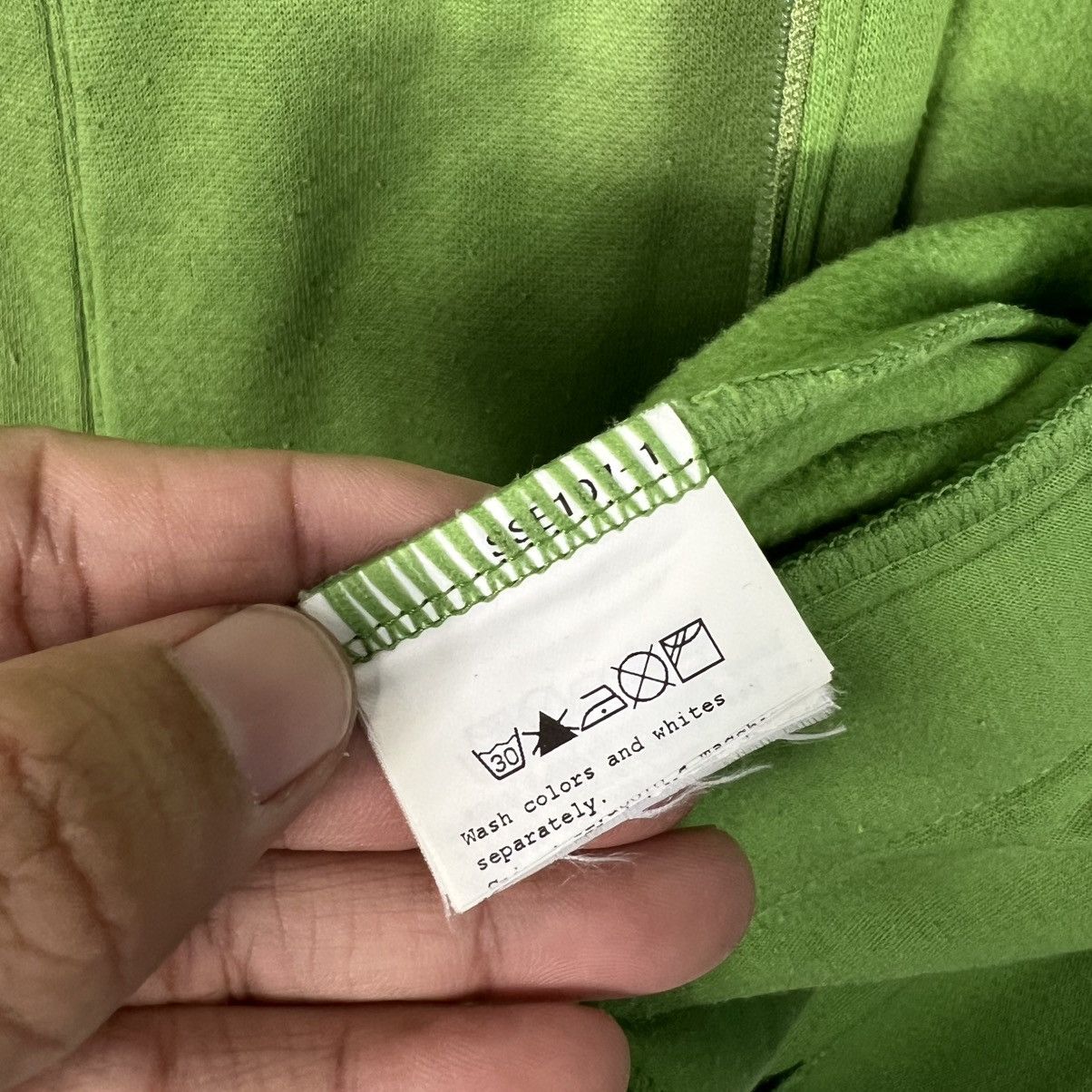 Asics ASICS TOKYO 07 Green Zipper Hoodie Sweatshirt #4232-C193 Size US S / EU 44-46 / 1 - 15 Thumbnail