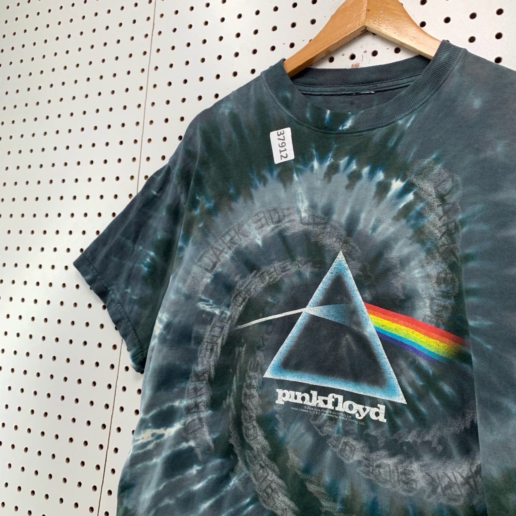 Liquid Blue VINTAGE Pink Floyd Liquid Blue Tie Dye Shirt Mens Medium Blue 90s Moon Graphic Band Mens Size US M / EU 48-50 / 2 - 7 Thumbnail