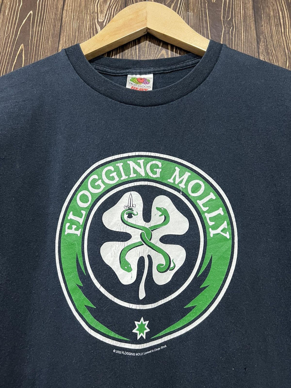 Band Tees × Vintage Vintage Flogging Molly Band Tshirt Size US S / EU 44-46 / 1 - 2 Thumbnail