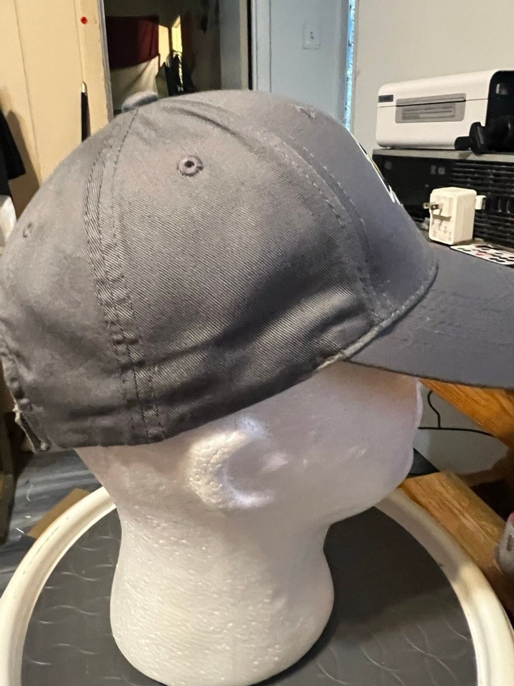 Other Men's Captivating HEADWEAR Gray & Yellow Eagle Logo Hat Size ONE SIZE - 4 Thumbnail